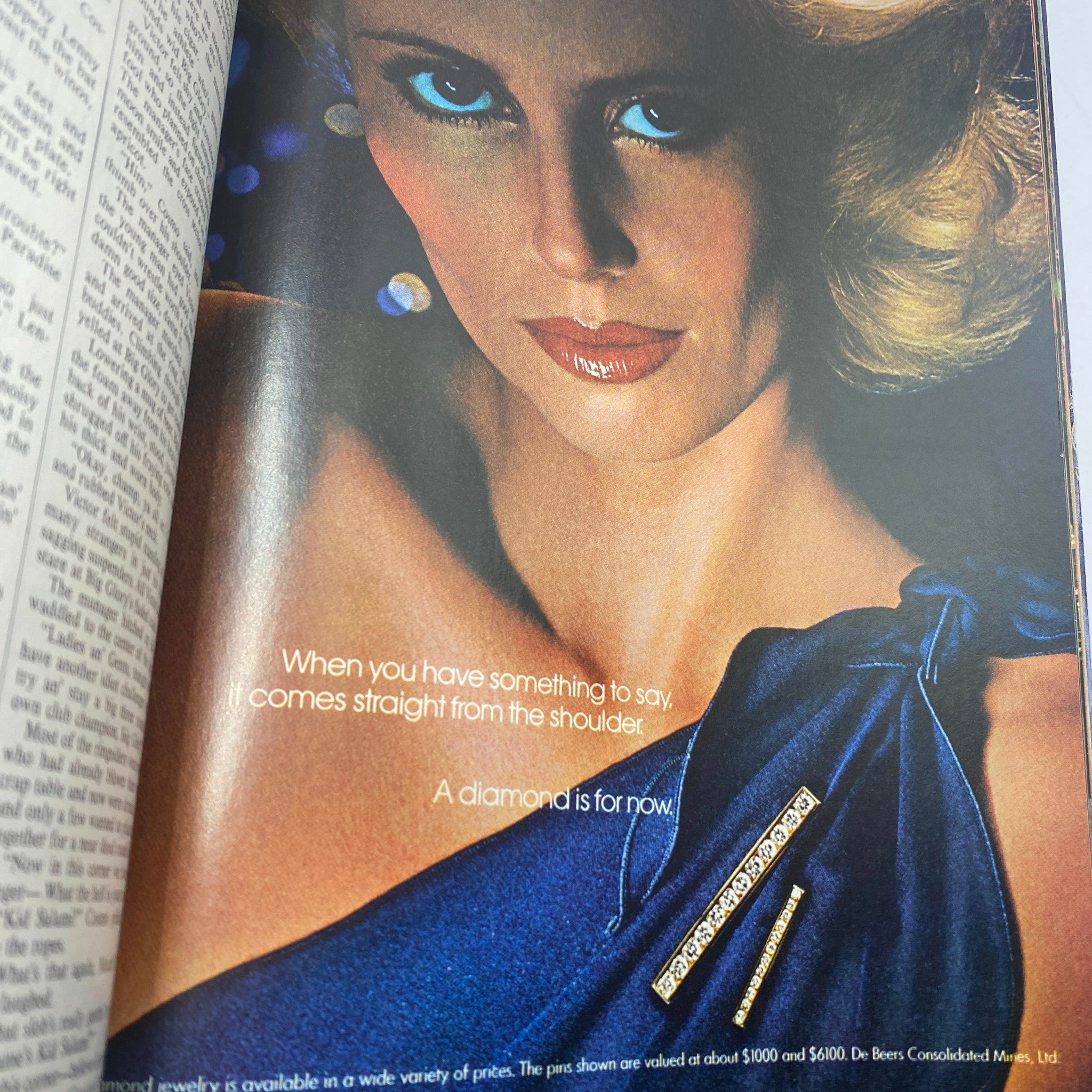 VTG Vogue Magazine December 1977 Patti Hansen by Patrick Demarchelier