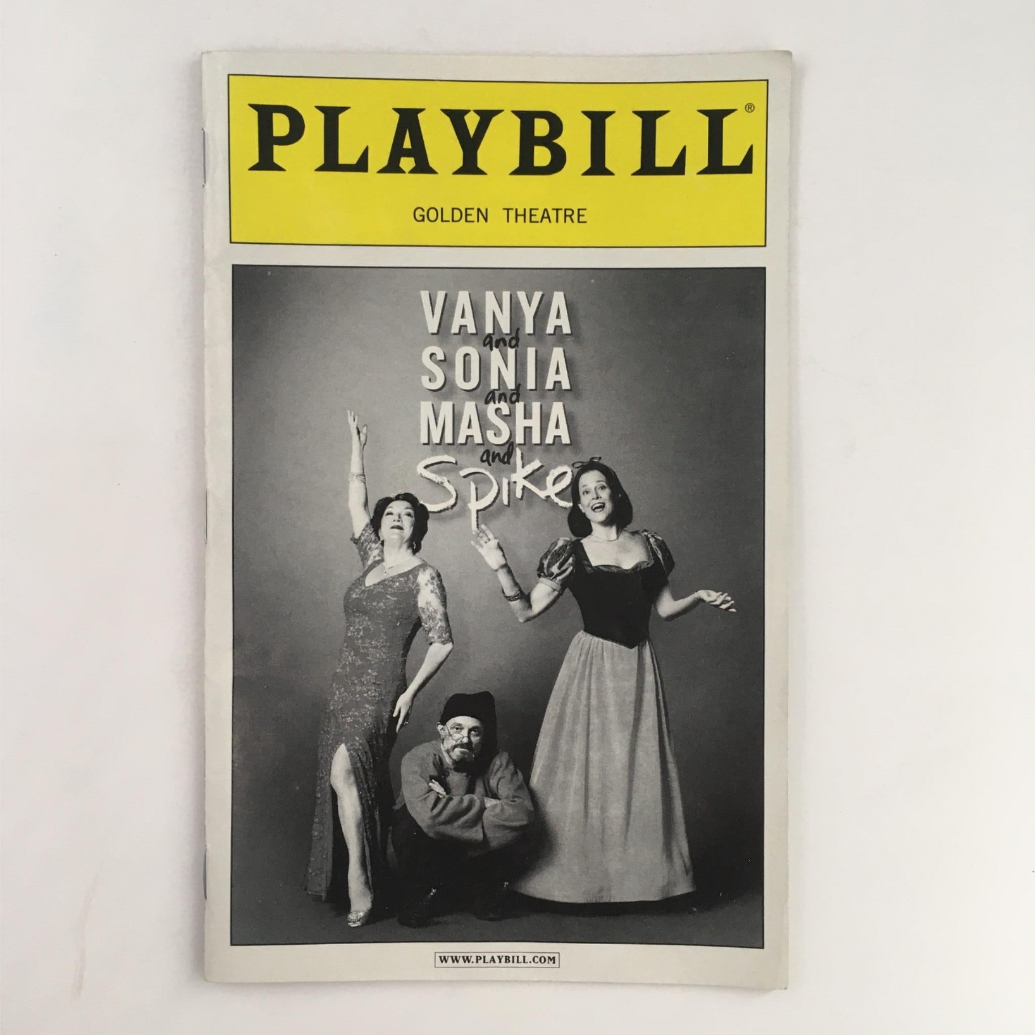 2013 Playbill Vanya and Sonia and Masha Spike by Nicholas Martin Golden Theatre