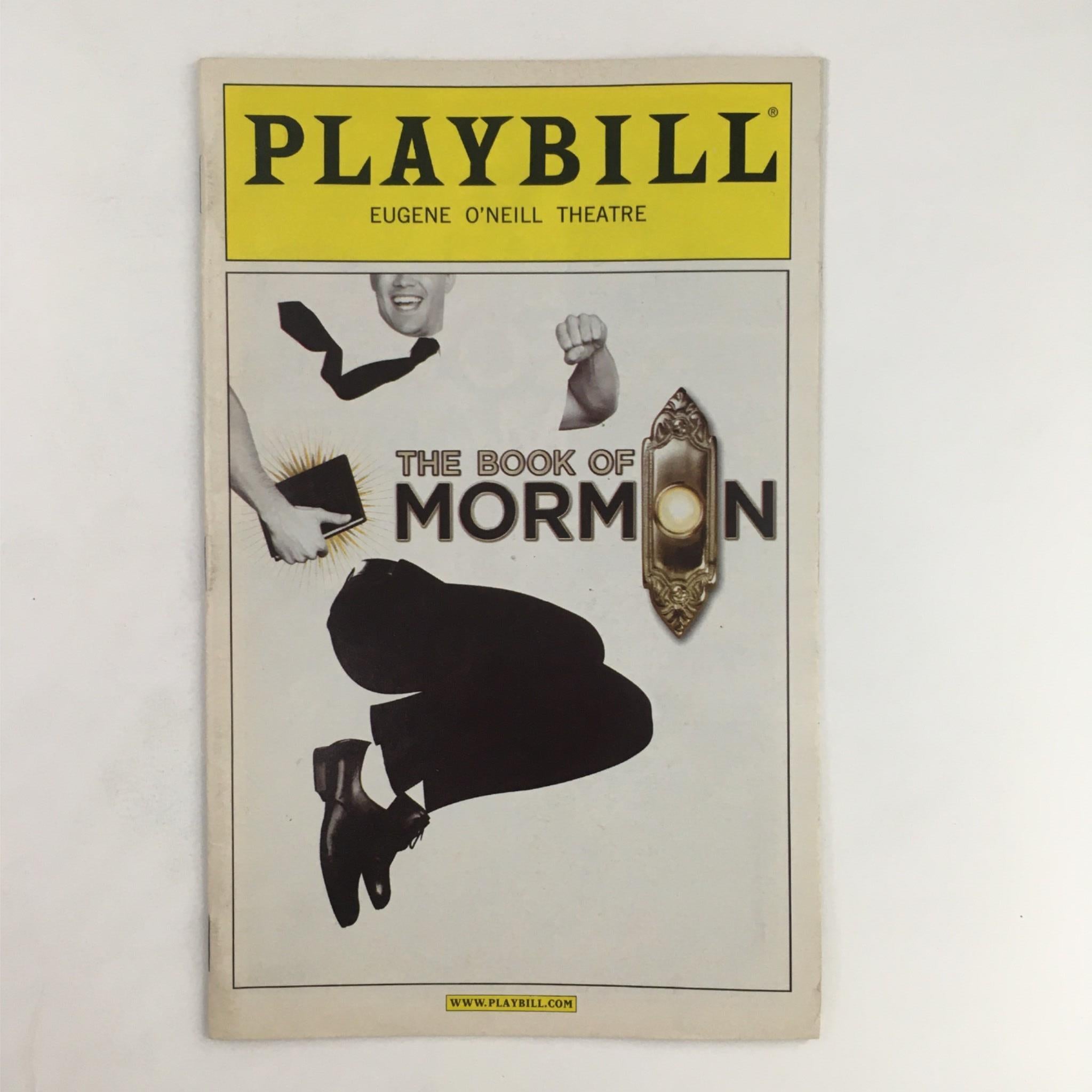 2011 Playbill The Book of Mormon by Cashey Nicholaw at Eugene O'Neill Theatre