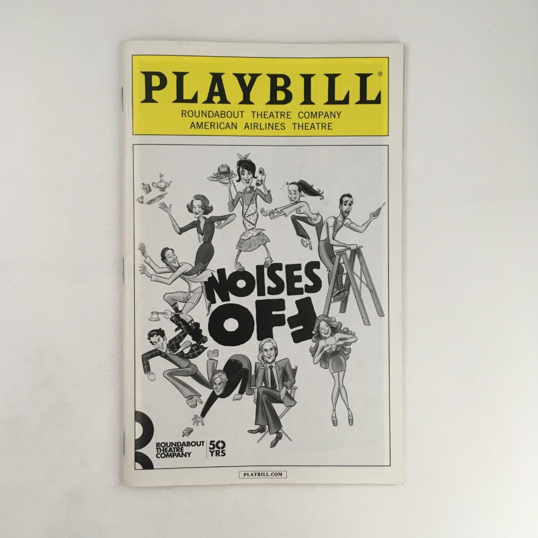 2016 Playbill Noises Off by Michael Frayn at American Airlines Theatre