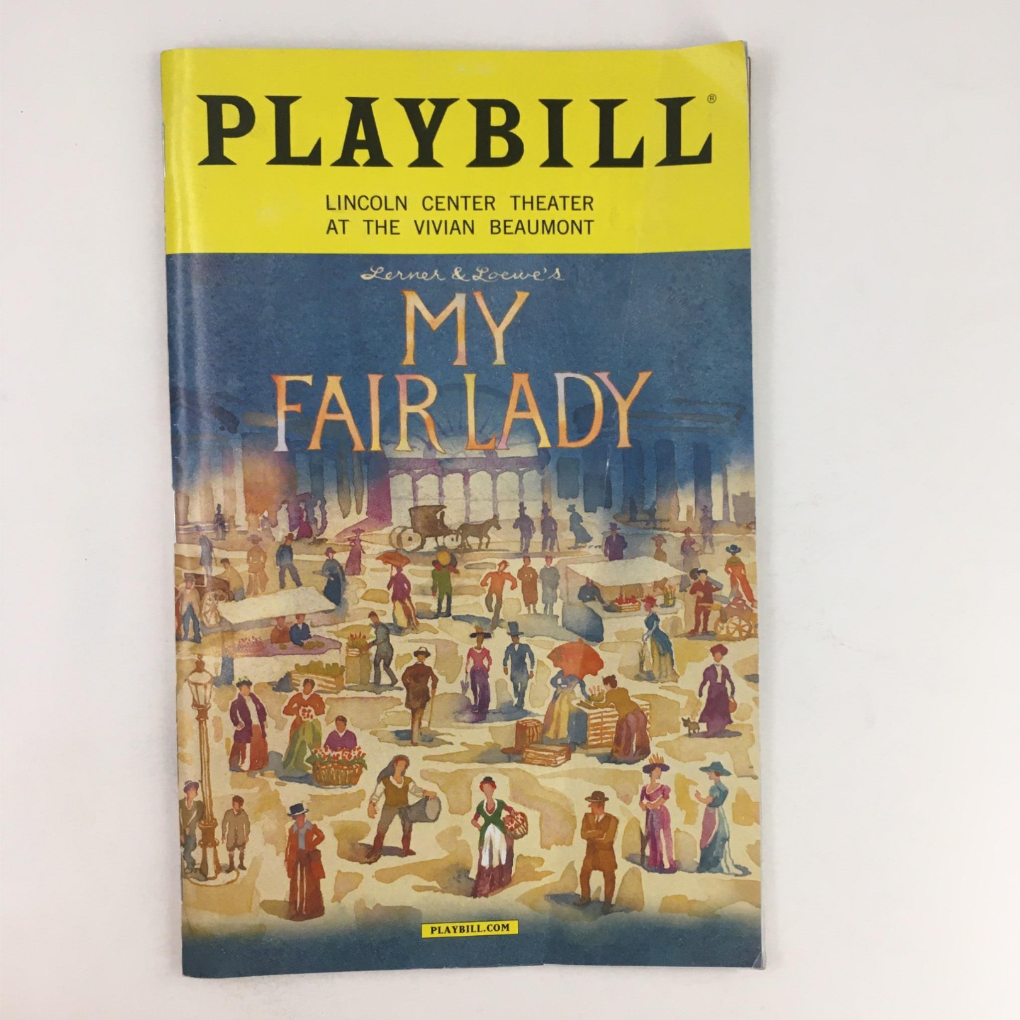 2018 Playbill My Fair Lady by Lerner & Loewe at Lincoln Center Theatre