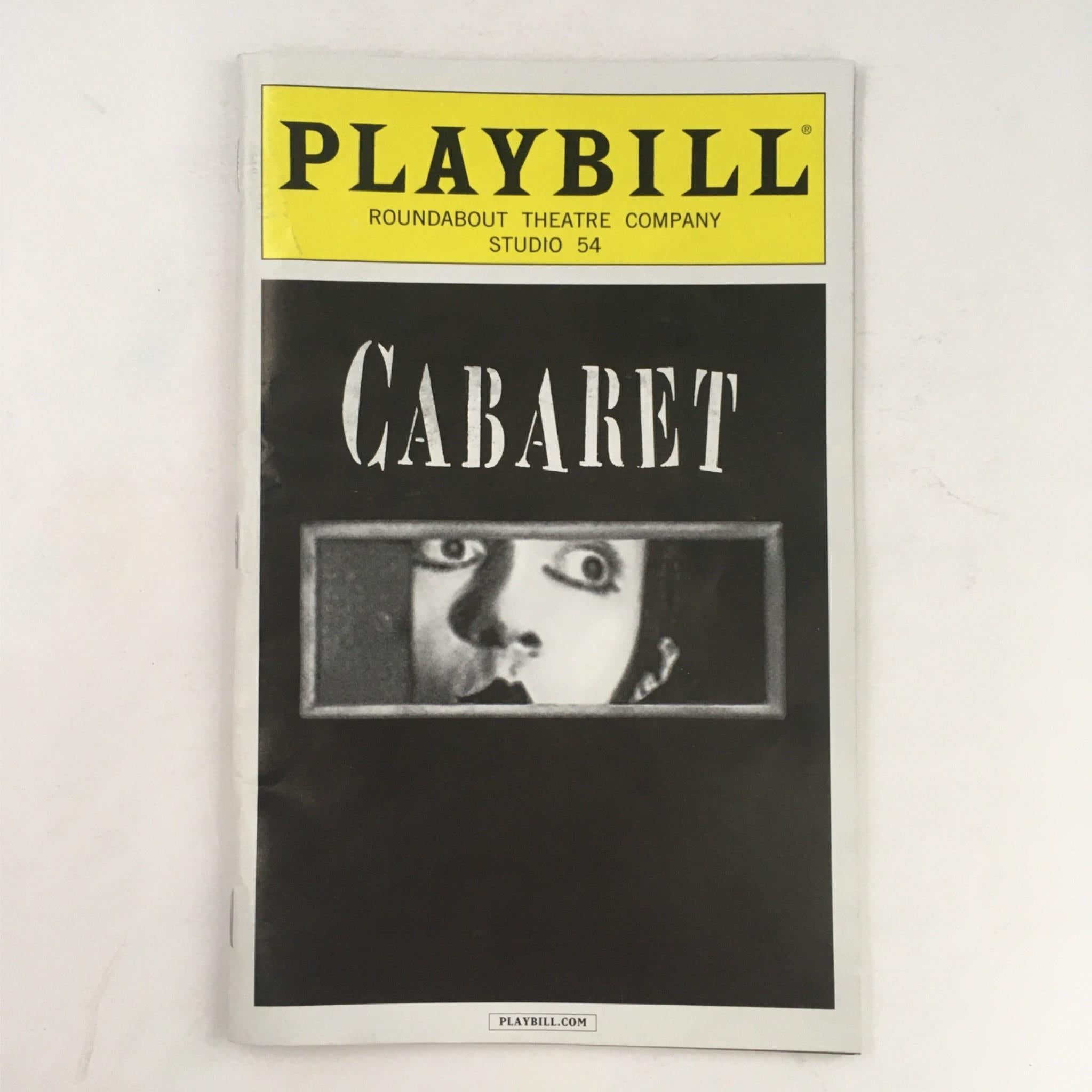 2014 Playbill Cabaret by Sam Mendes, Alan Cumming at Roundabout Theatre