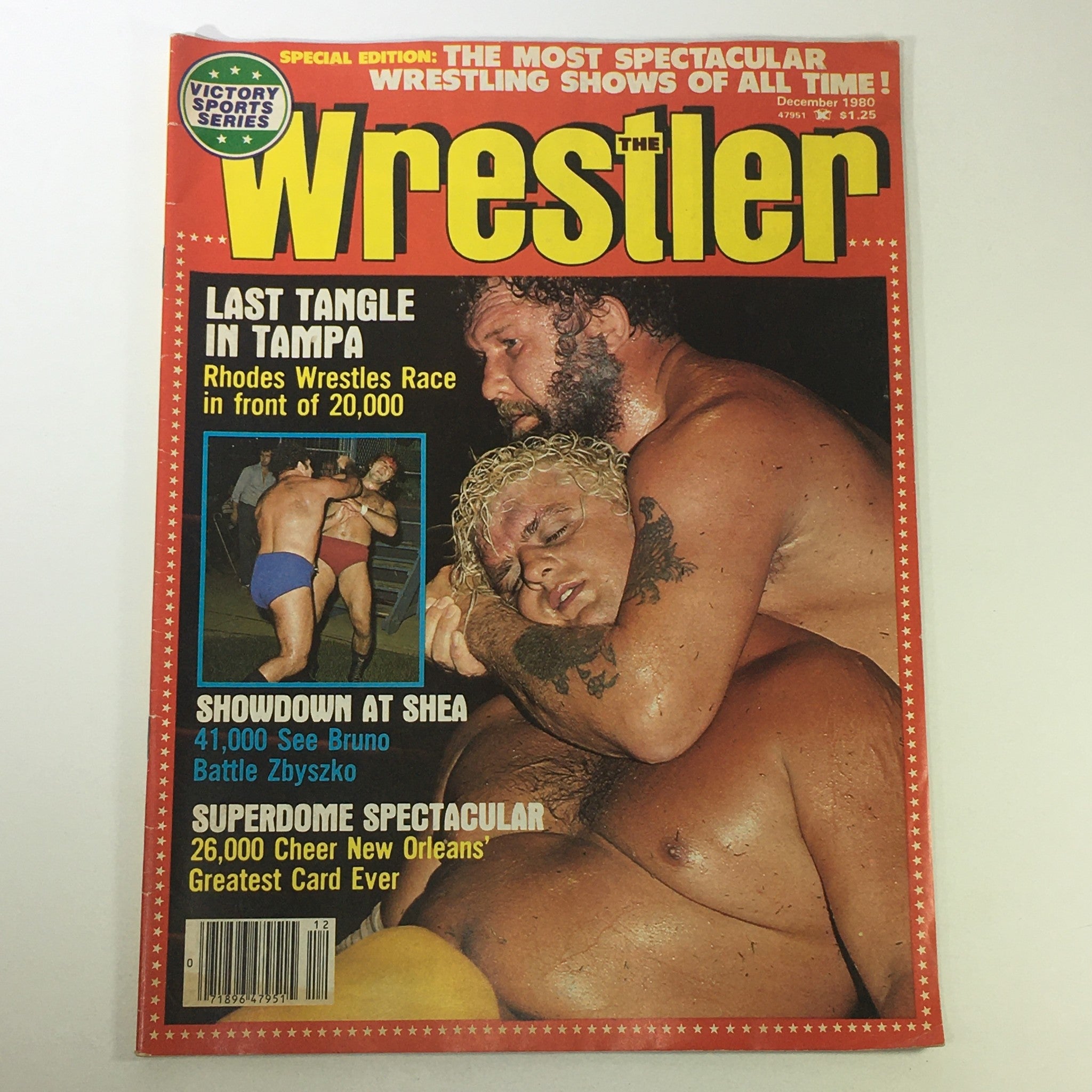 VTG Wrestler Magazine December 1980 - Dusty Rhodes / Larry Zbyszko / Newsstand