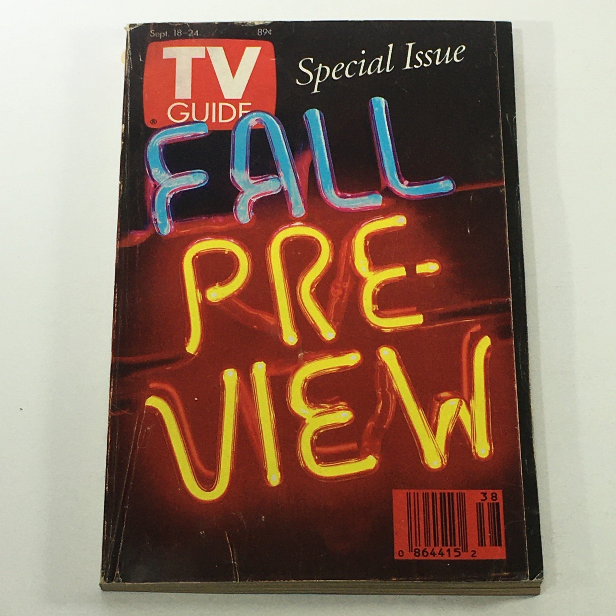 VTG TV Guide Magazine September 18-24 1993 - Special Issue Fall Preview