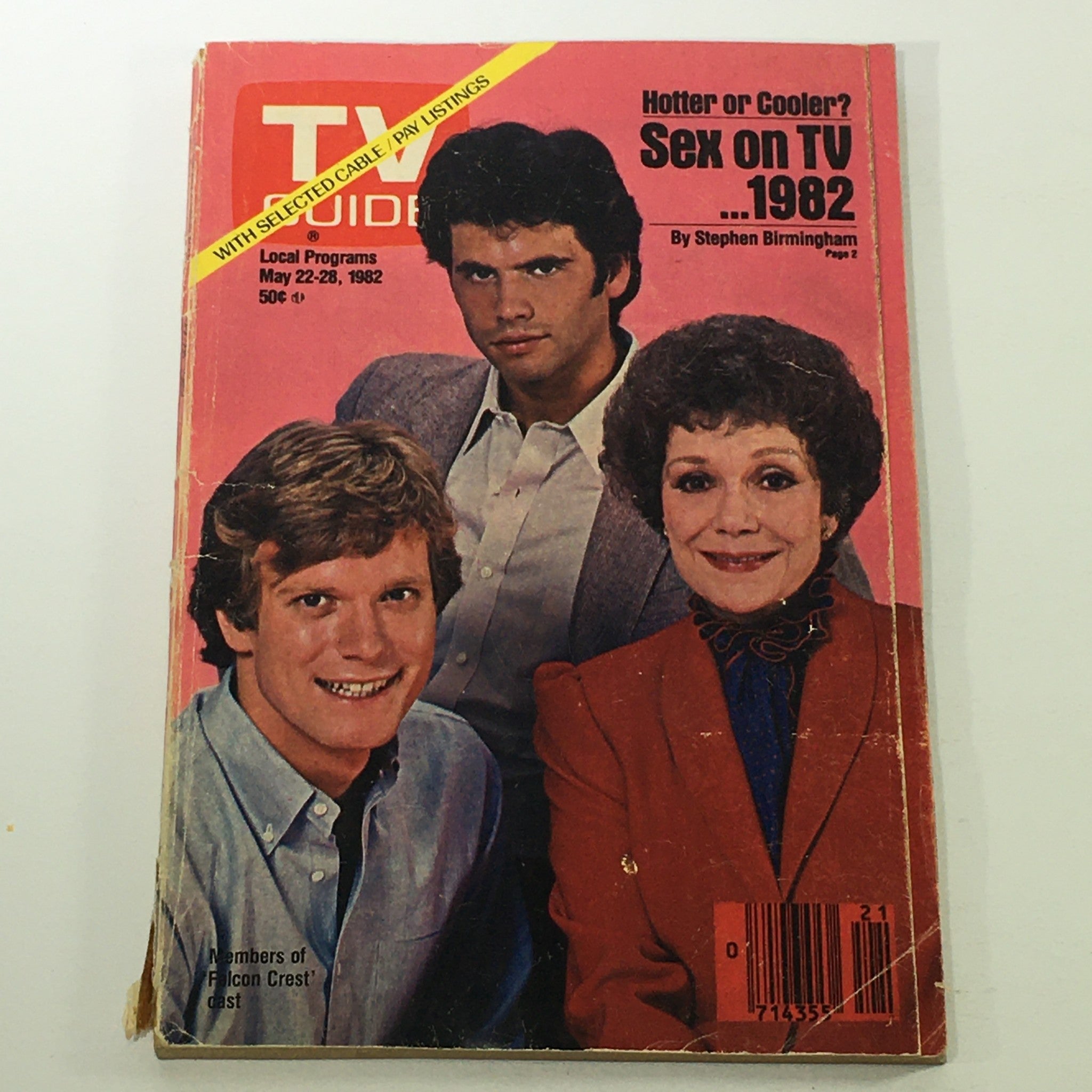 VTG TV Guide Magazine May 22-28 1982 - Lorenzo Lamas / Jane Wyman / David Selby