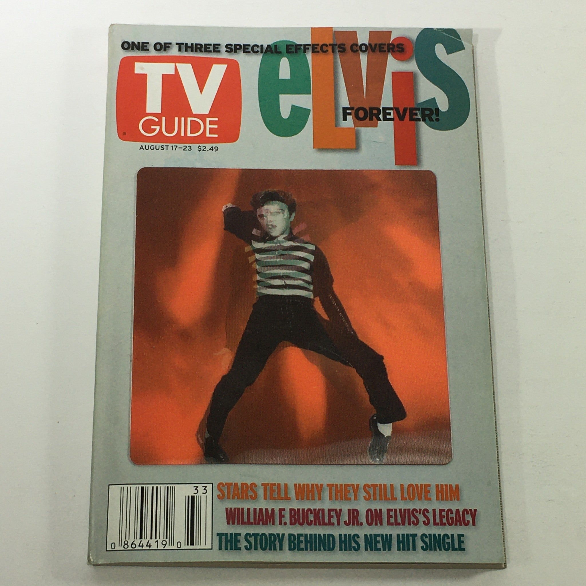 VTG TV Guide Magazine August 17-23 2002 - Elvis Presley / William F. Buckley Jr.