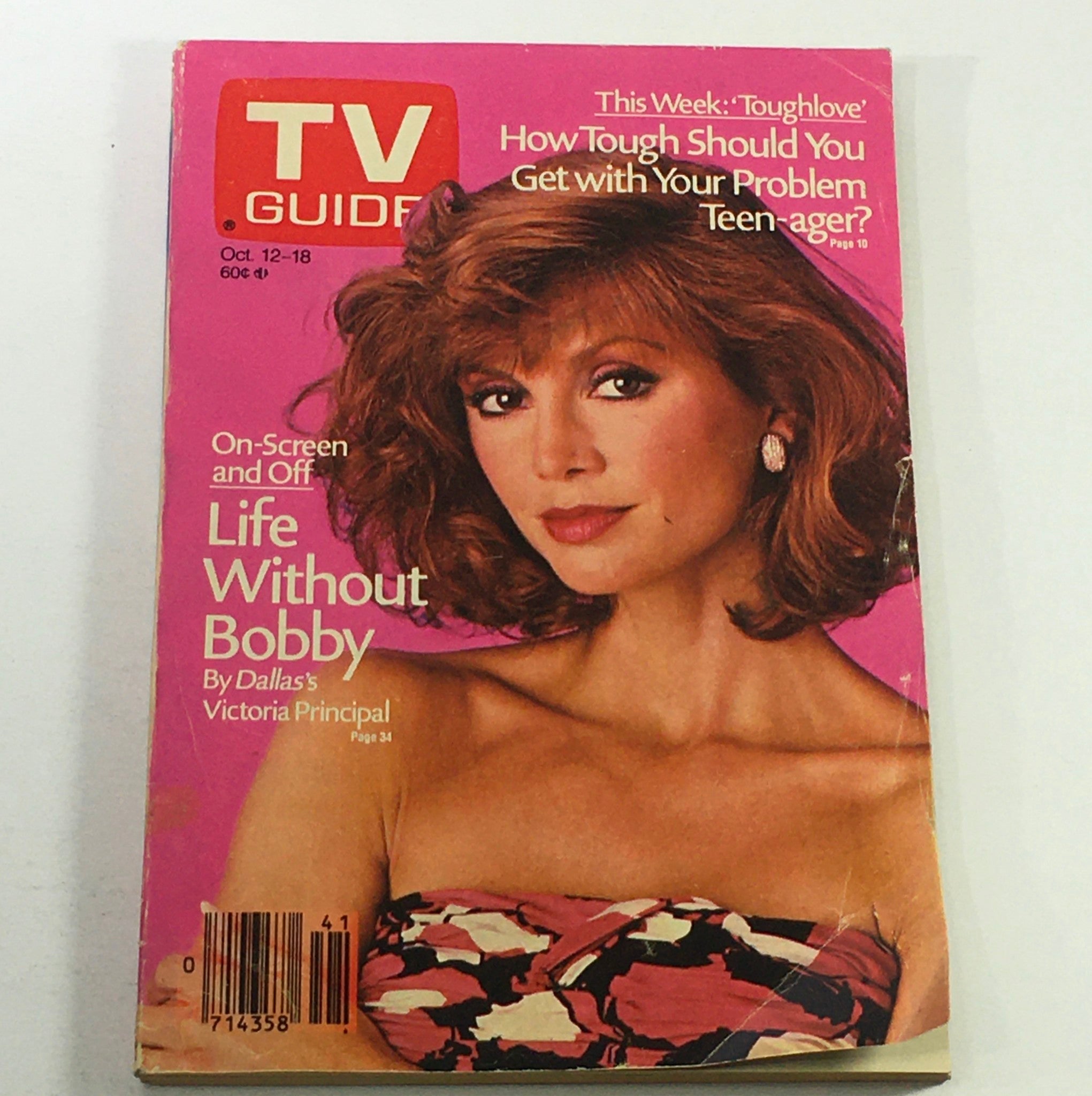 VTG TV Guide Magazine October 12-18 1985 - Victoria Principal / Newsstand