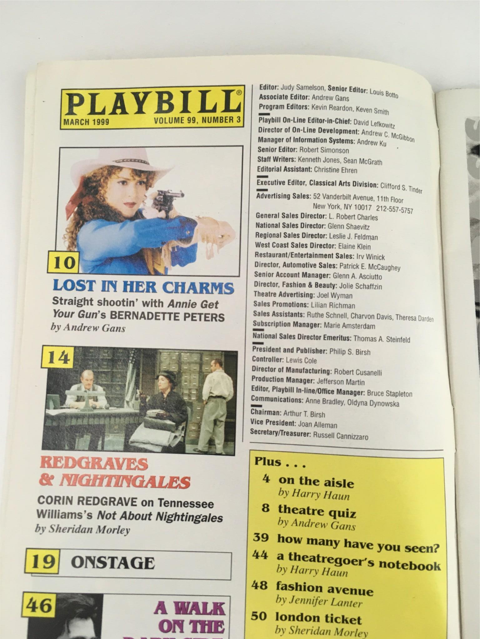 1999 Playbill The Hothouse by Harold Pinter at Atlantic Theater Company