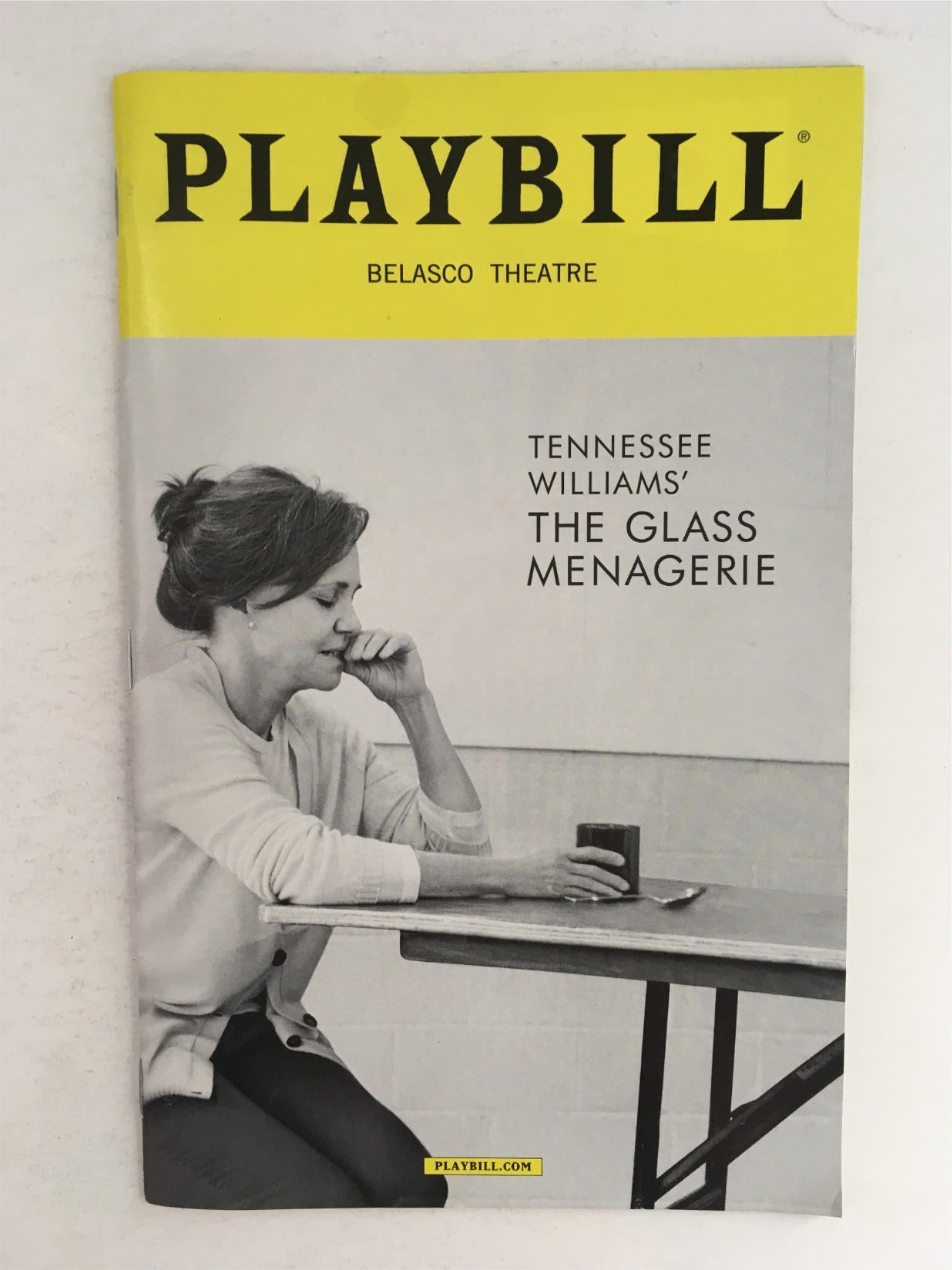 2017 Playbill The Glass Menagerie by Tennesse Williams, Sam Gold Belasco Theatre