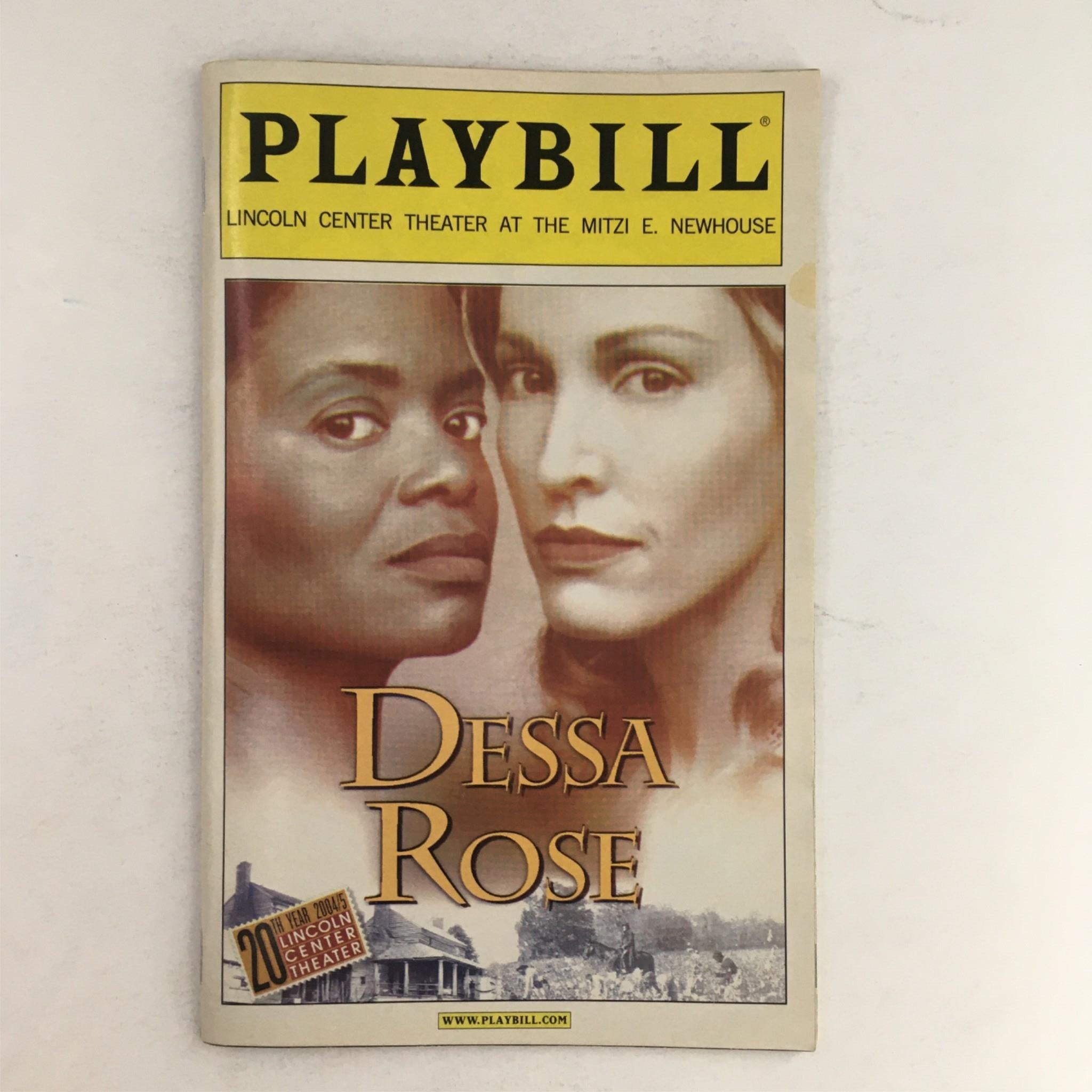 2005 Playbill Dessa Rose by Graciela Daniele at Lincoln Center Theatre