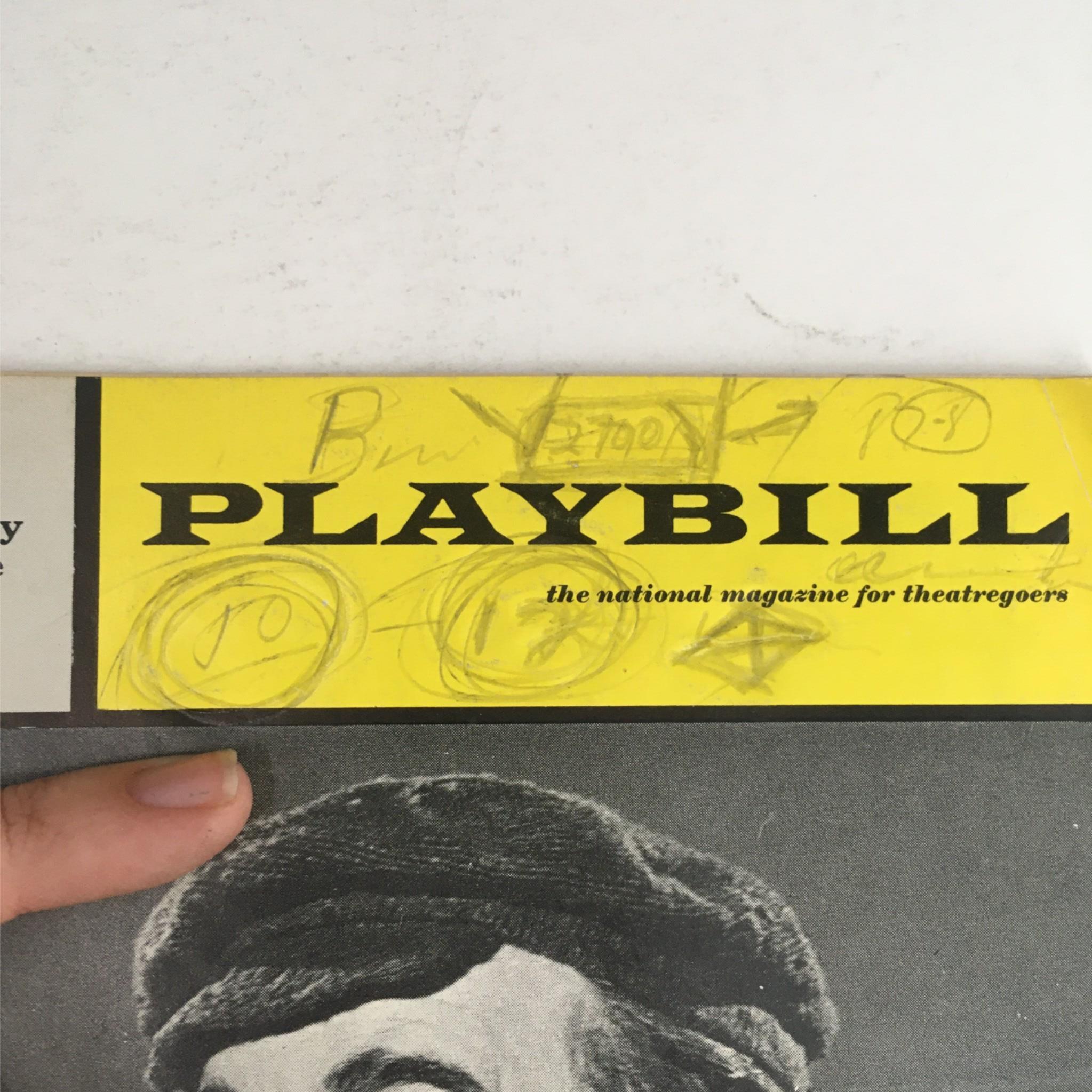 1971 Playbill Fiddler on the Roof by Paul Lipson at Broadway Theatre