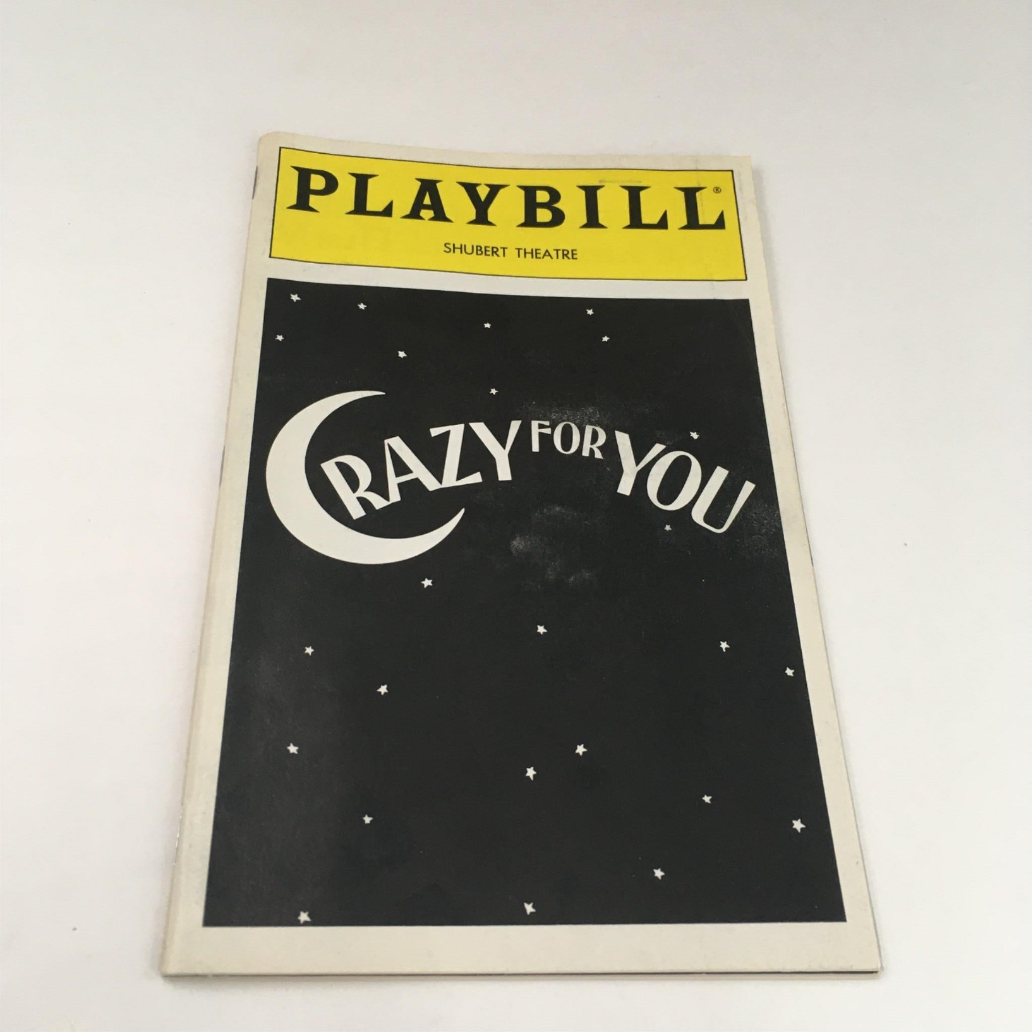 1995 Playbill Crazy For You by James Brennan, Karen Ziemba at Sam S Shubert