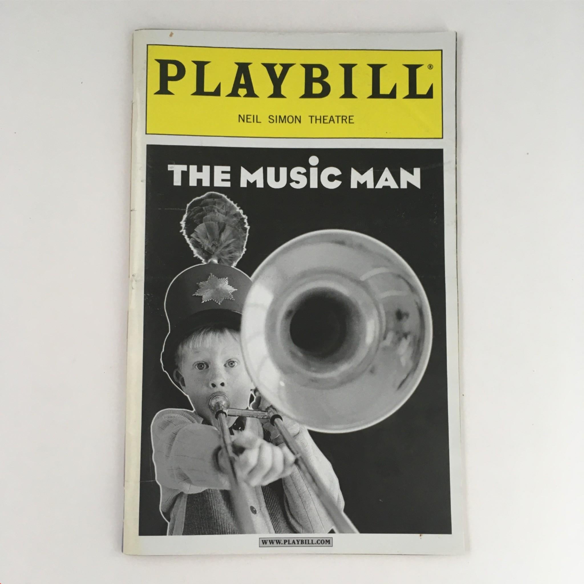 2000 Playbill The Music Man by Meredith Wilson at Neil Simon Theatre