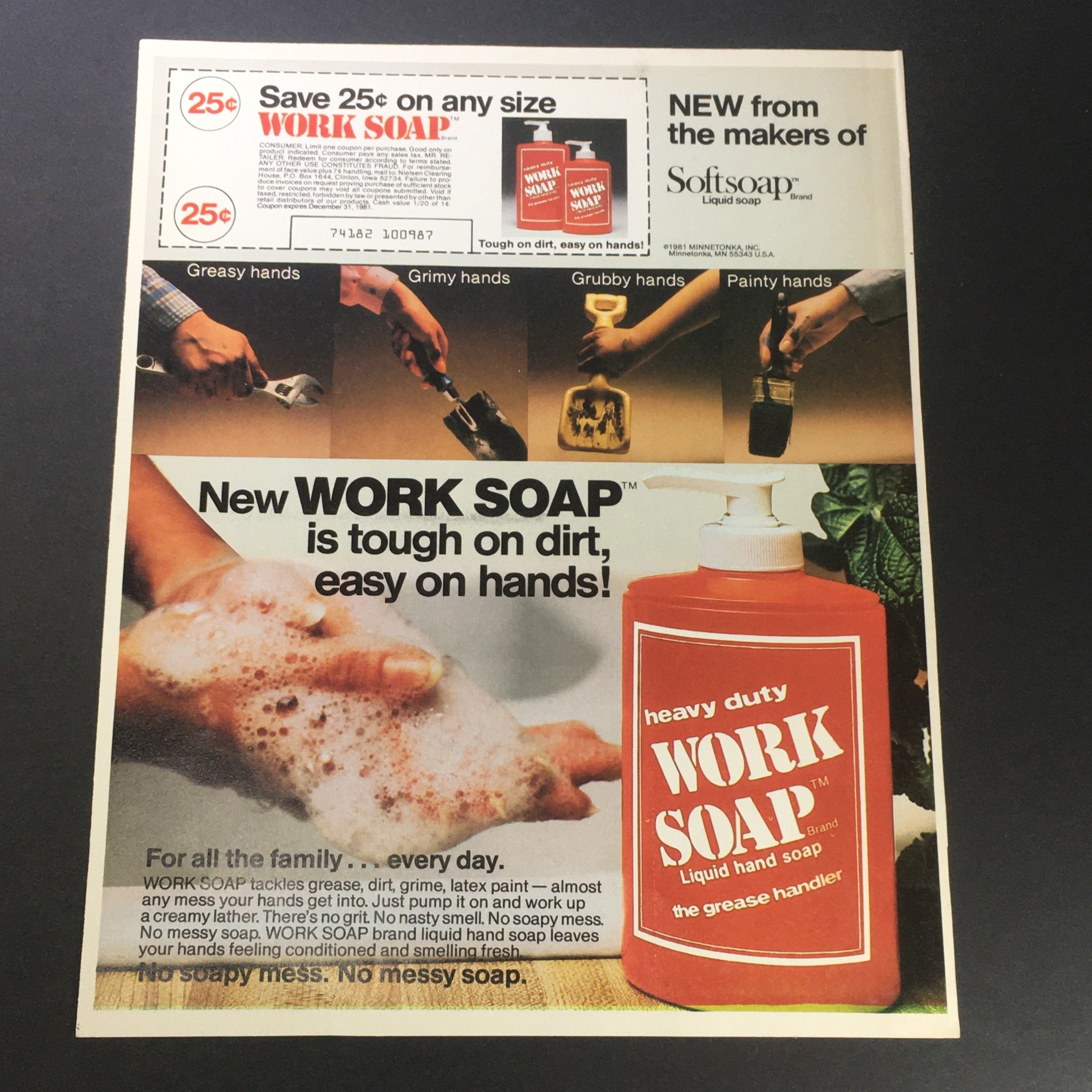 VTG 1981 Dads Root Beer & Orville Redenbacher's Gourmet Popping Corn Ad Coupon