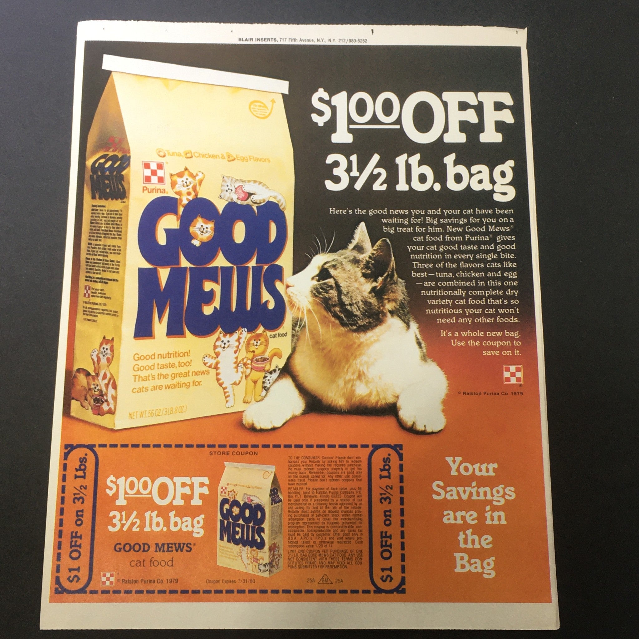 VTG 1979 Keebler Rich'n Chips, C.C. Biggs & Coconut Chocolate Drop Ad Coupon