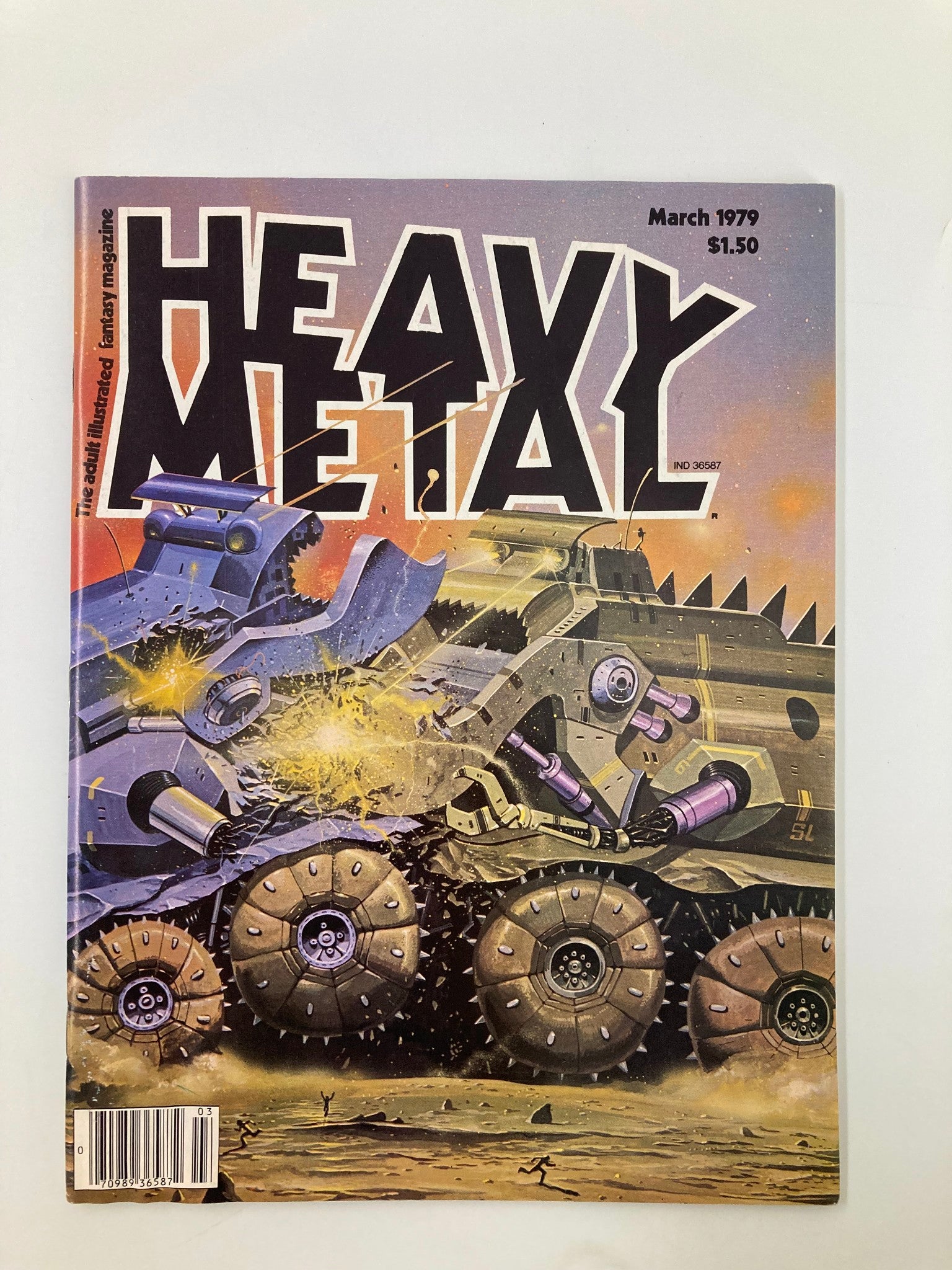 VTG Heavy Metal Magazine March 1979 S*M*A*S*H by Angus McKie No Label