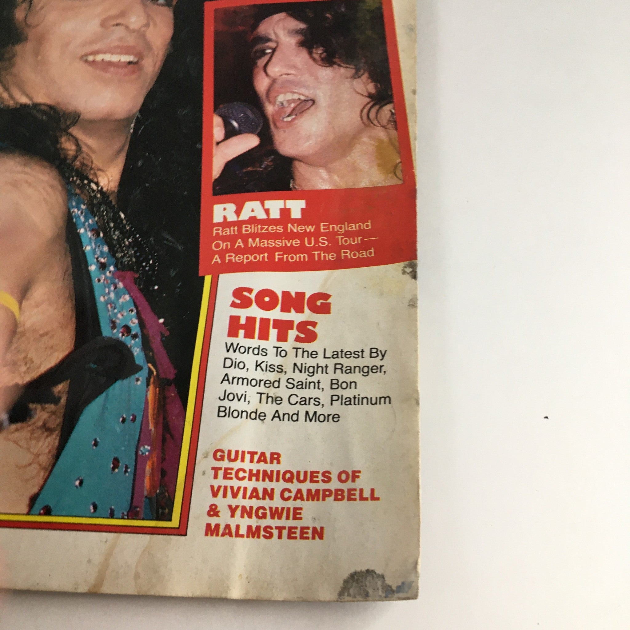 Circus Magazine January 31 1986 Paul Stanley, Ratt Blitzes, w Poster No Label