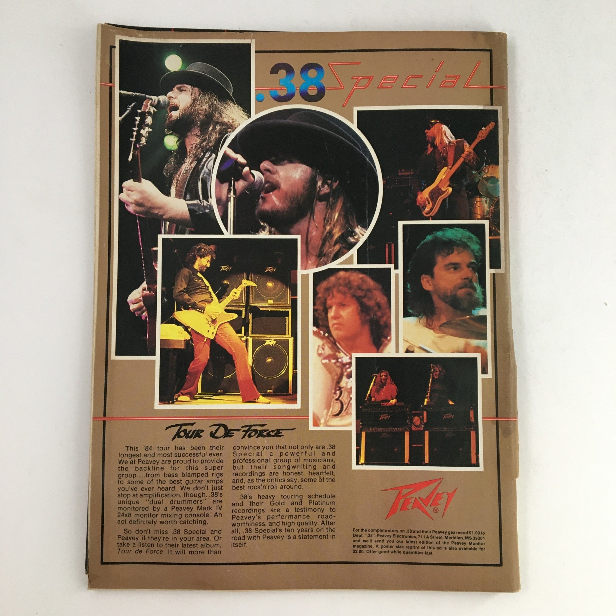 Circus Magazine January 31 1985 Bruce Dickinson, Sammy Hagar, w Poster No Label