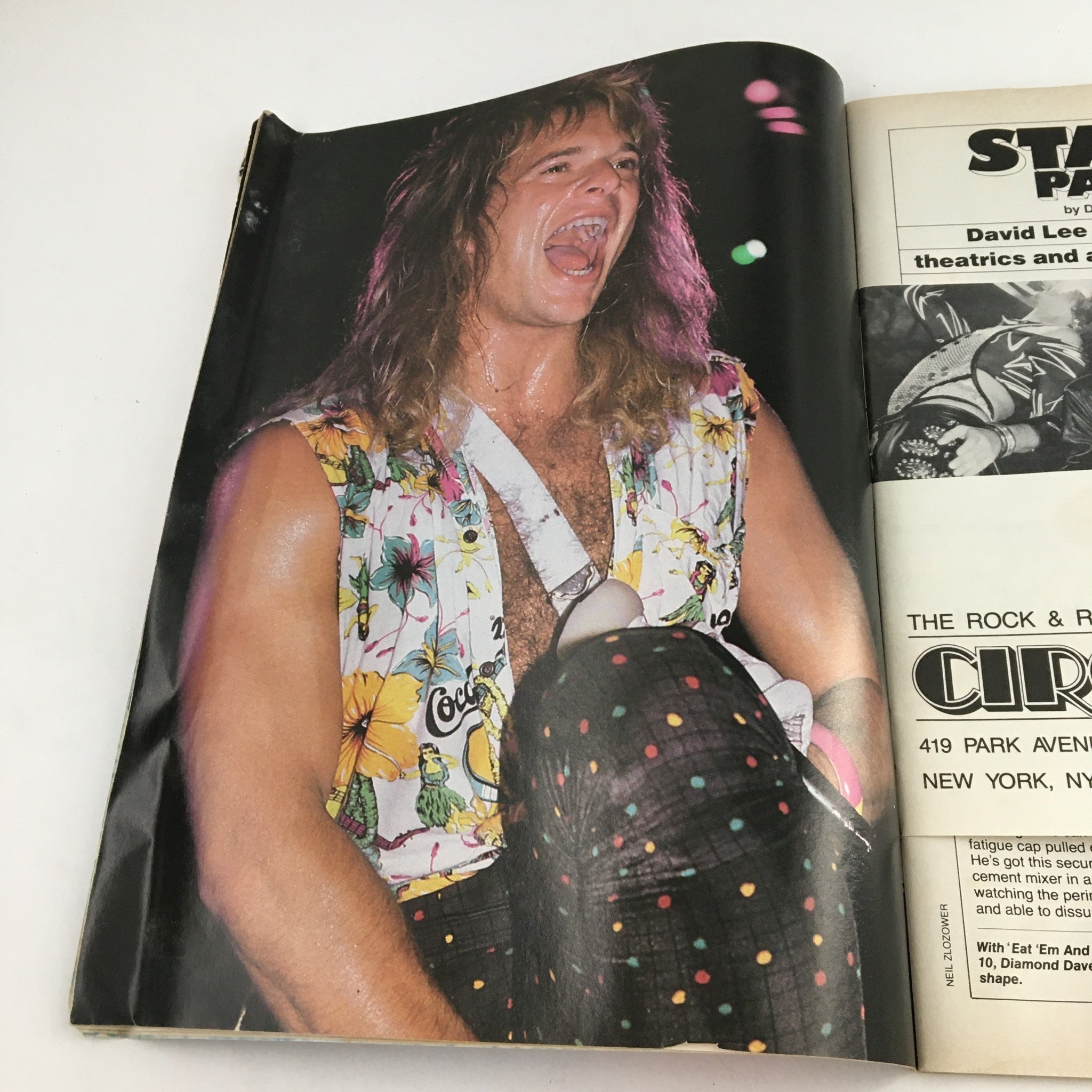 Circus Magazine November 30 1986 Vince Neil, Jon Bon Jovi, No Poster No Label