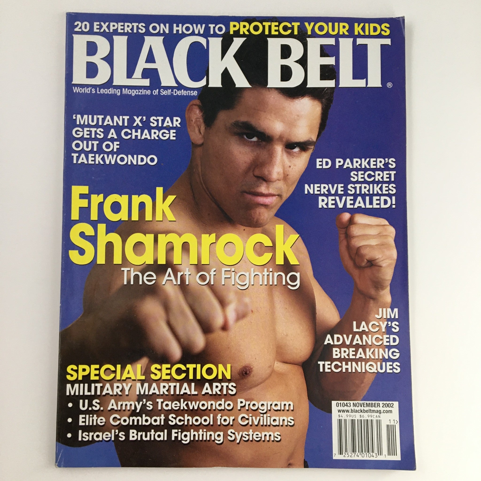 Black Belt Magazine November 2002 Vol 40 #11 Frank Shamrock, No Label