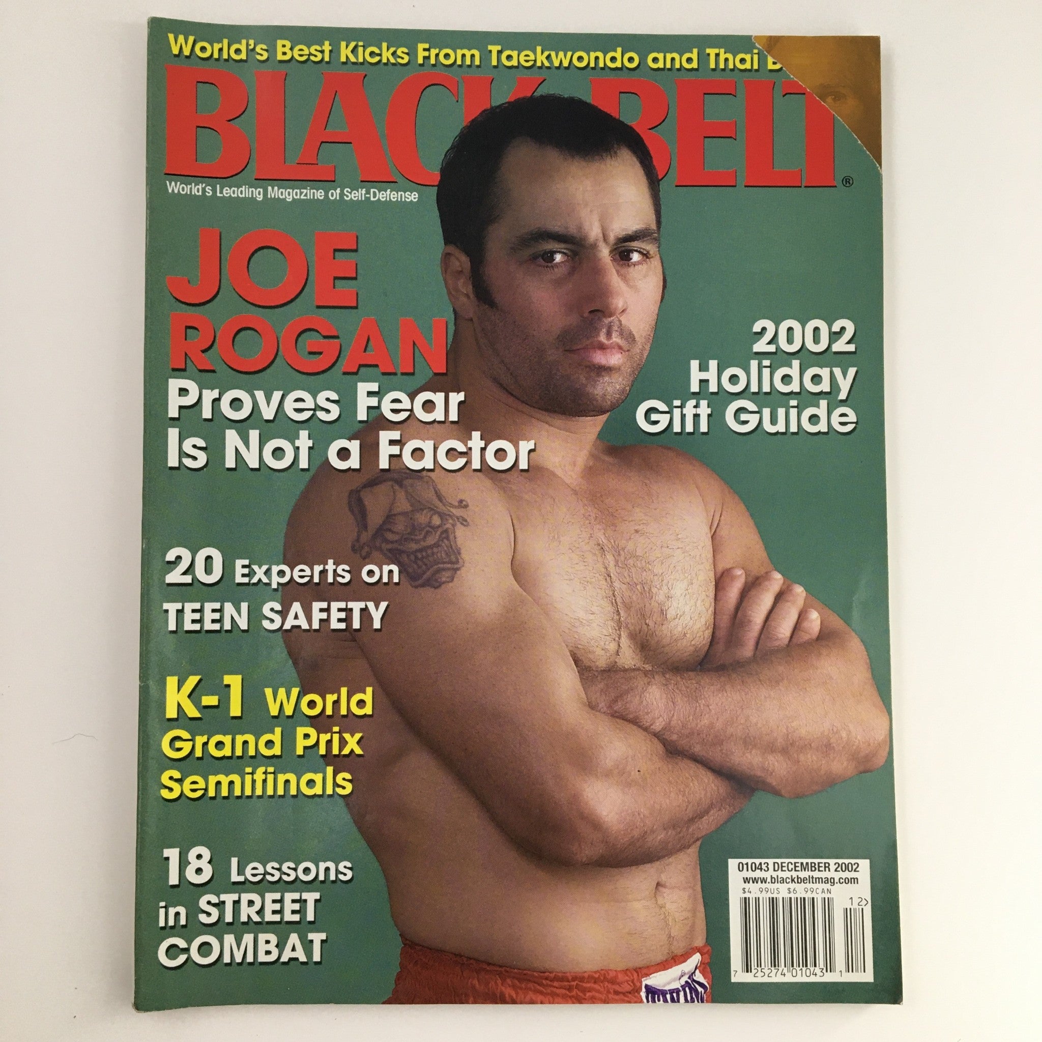 Black Belt Magazine December 2002 Vol 40 #12 Joe Rogan, No Label