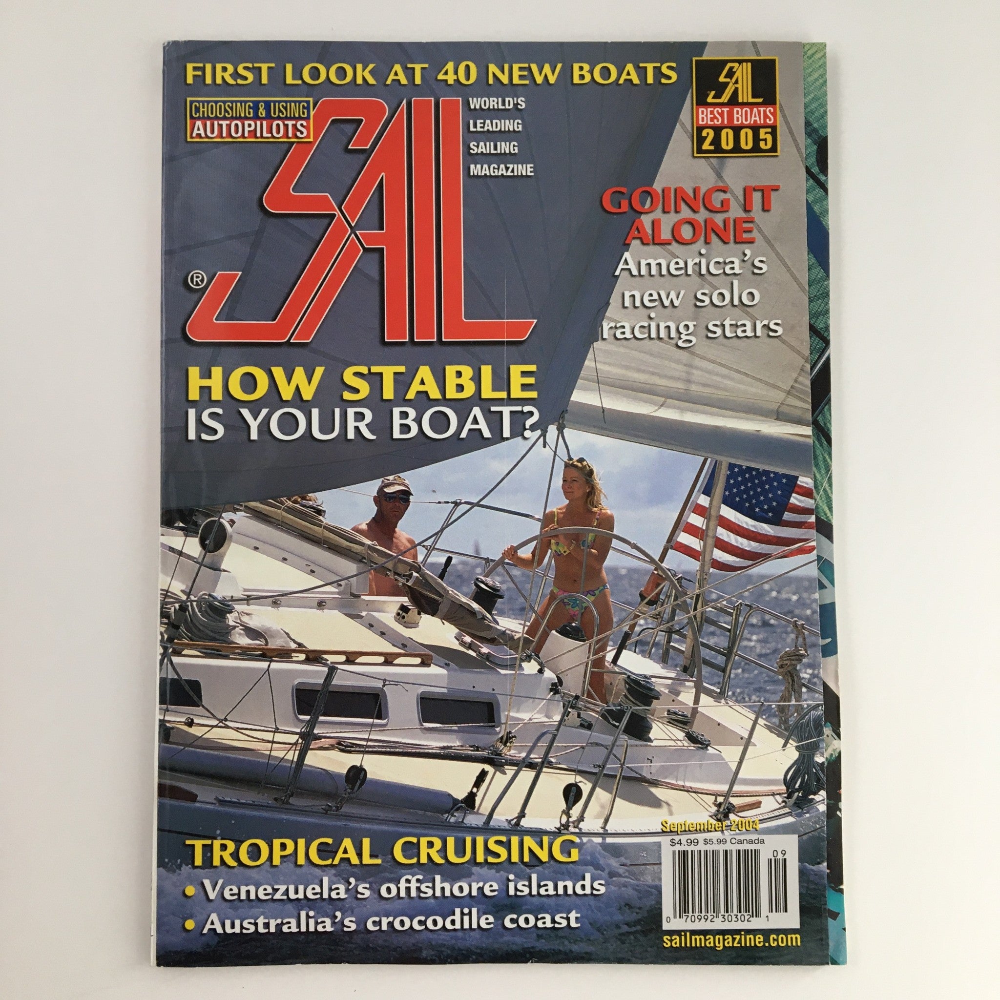 Sail Magazine September 2004 America's New Solo Racing Stars, No Label