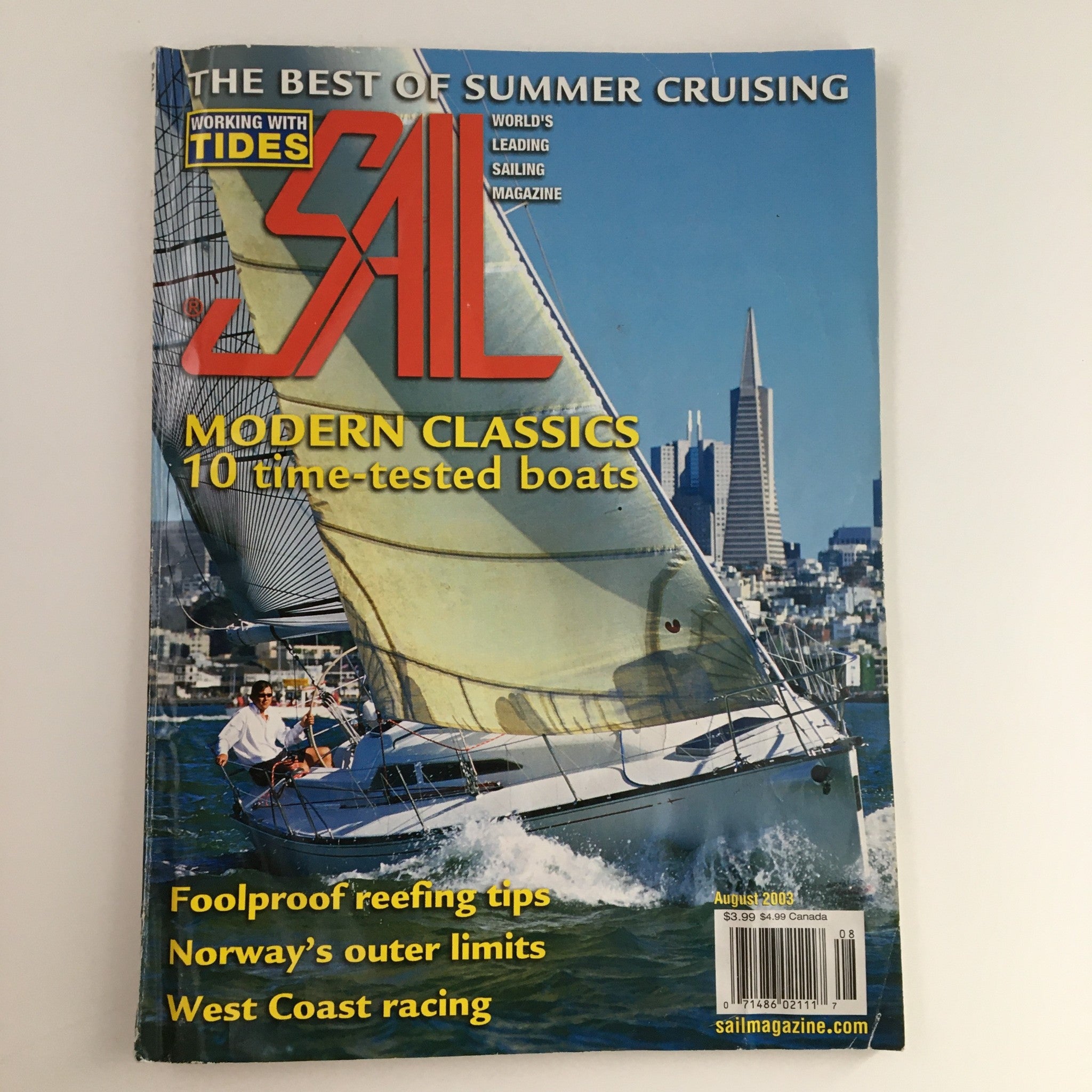 Sail Magazine August 2003 AC & AC-110 in San Francisco, California, No Label