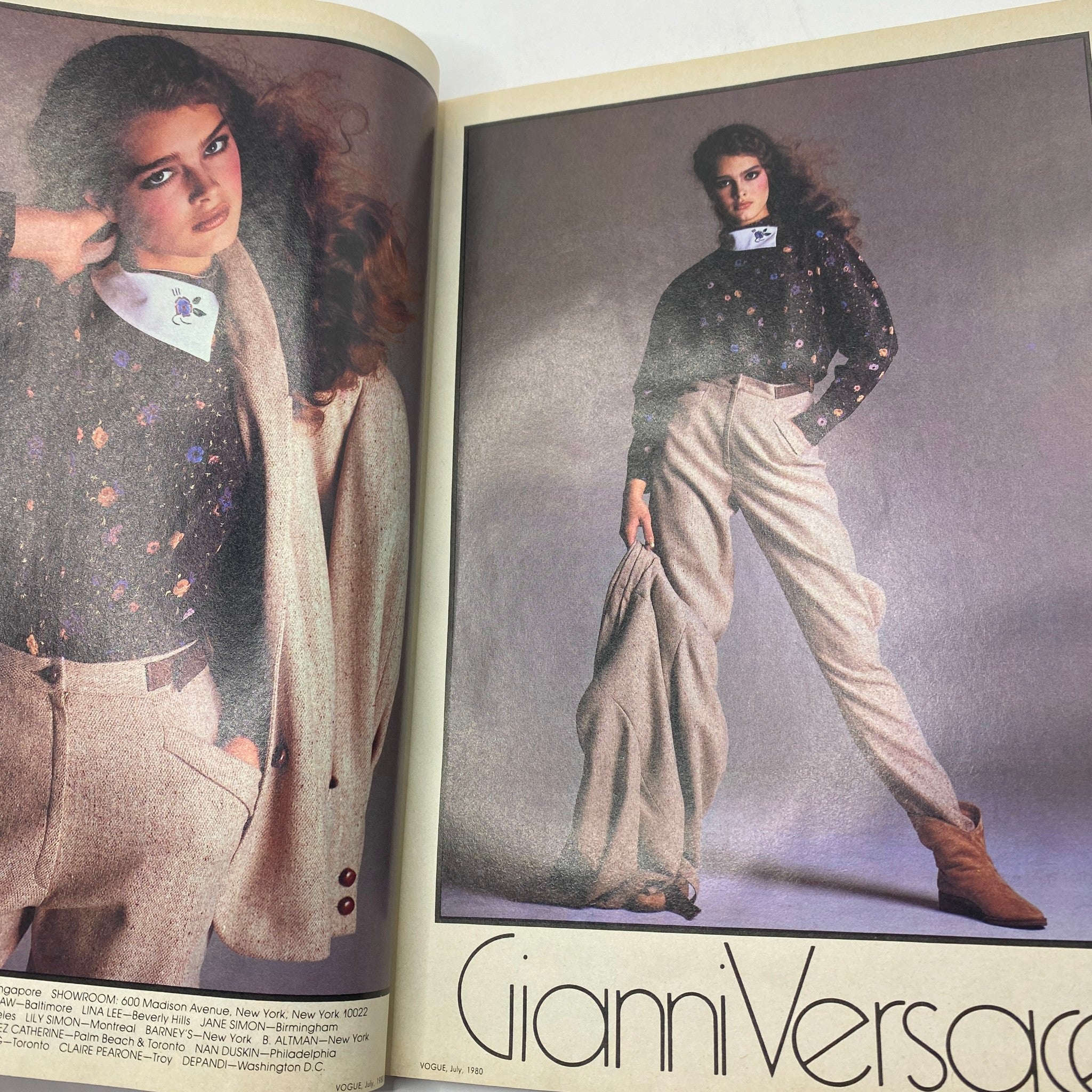 VTG Vogue Magazine July 1980 Nancy Donahue by Richard Avedon