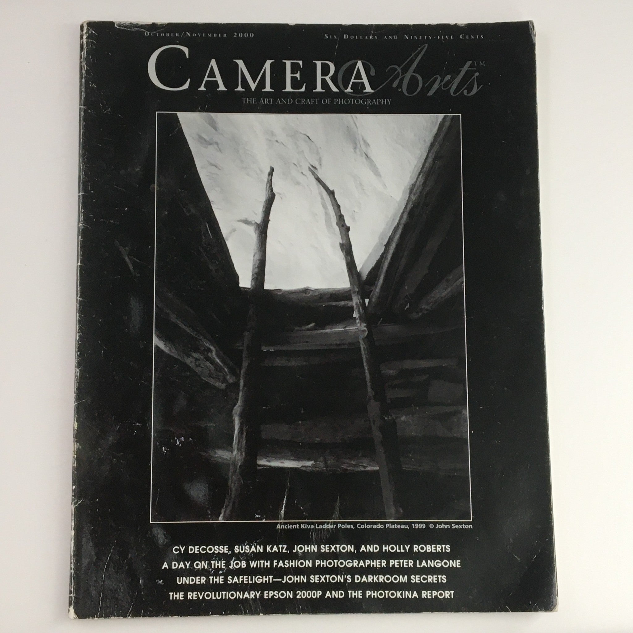 Camera Arts Magazine October 2000 Ancient Kiva Leader Poles John Sexton No Label