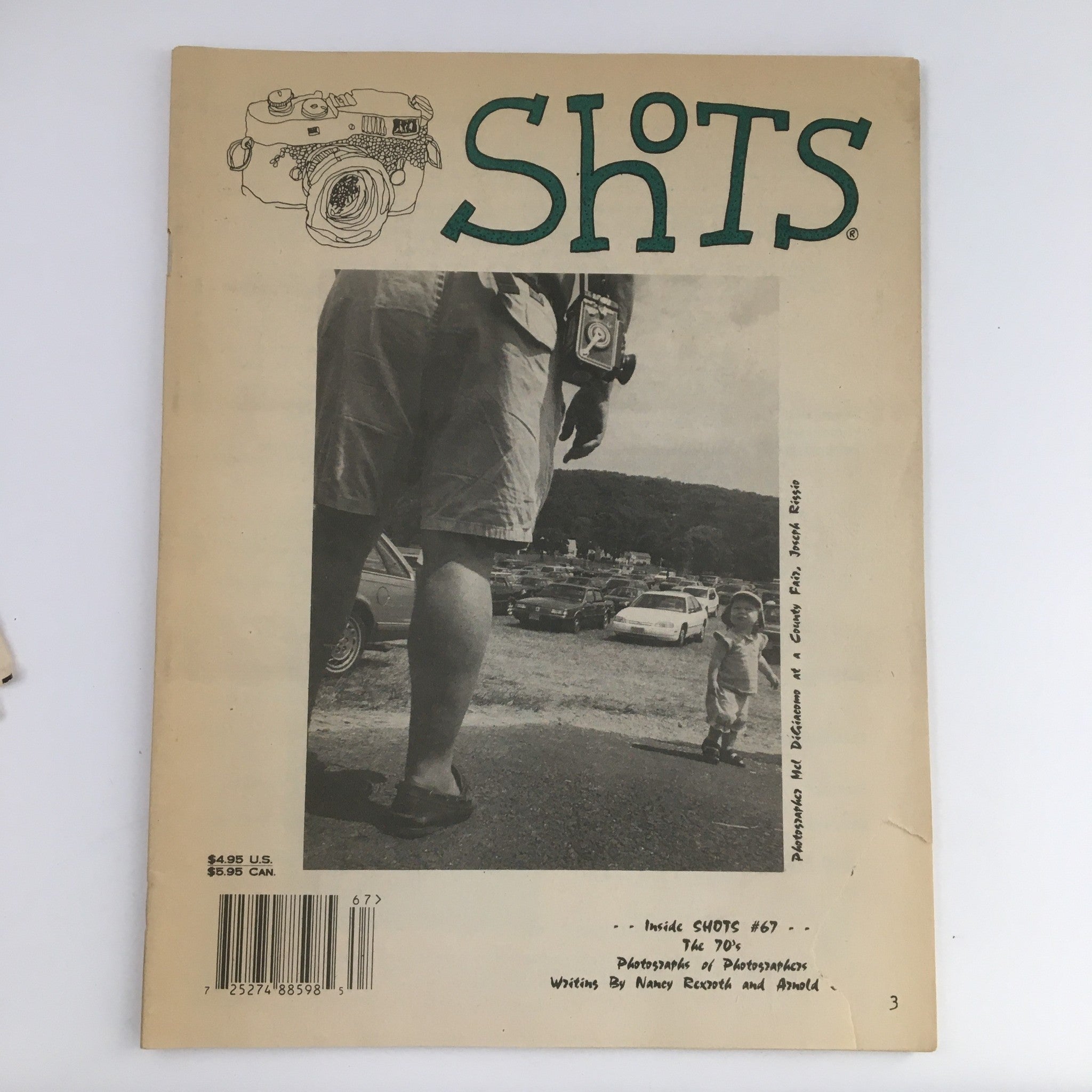 Inside Shots Magazine 1970s Photographs of Photographers Portfolio, No Label