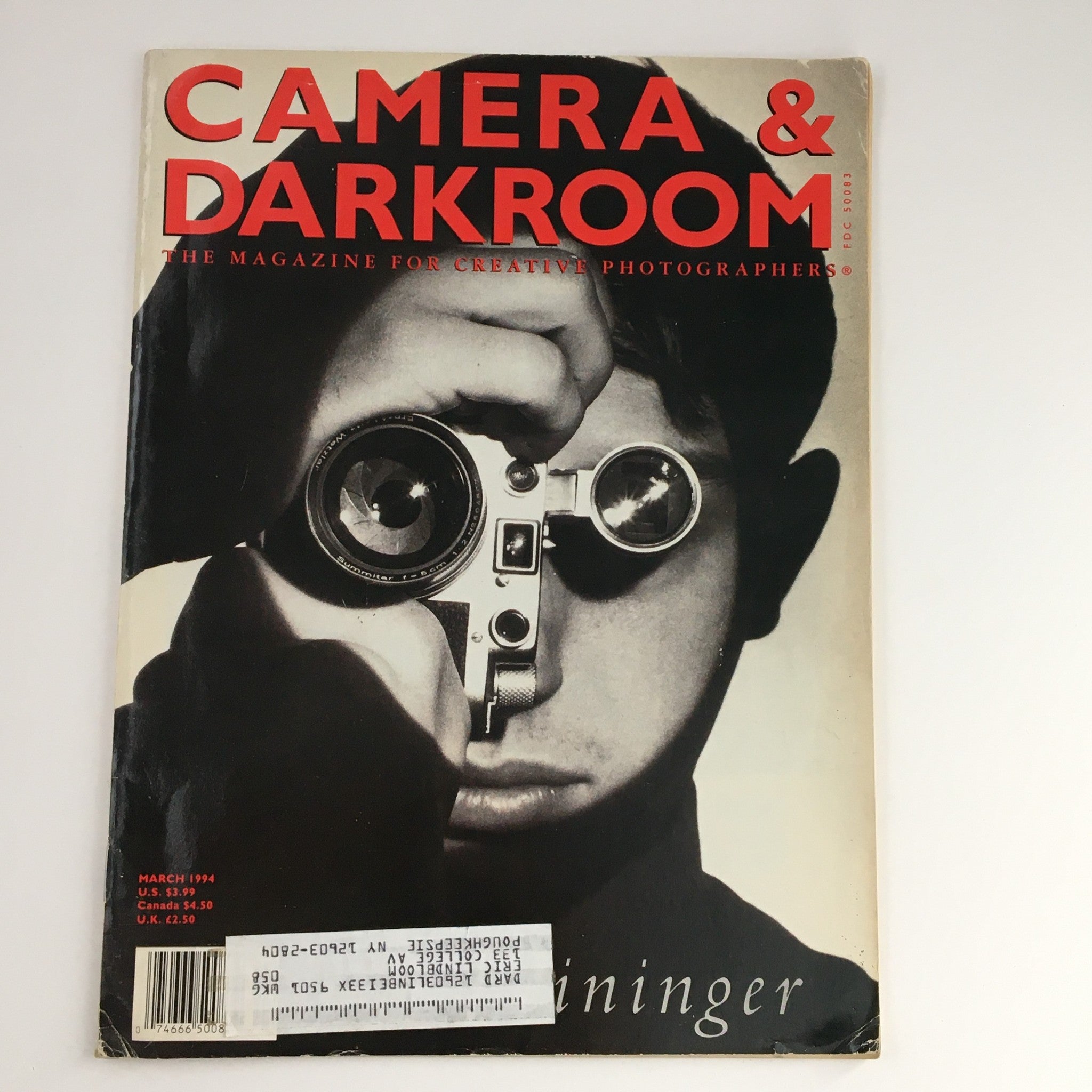 Camera & Dark Room Magazine March 1994 The Photojournalist by Andreas Feininger