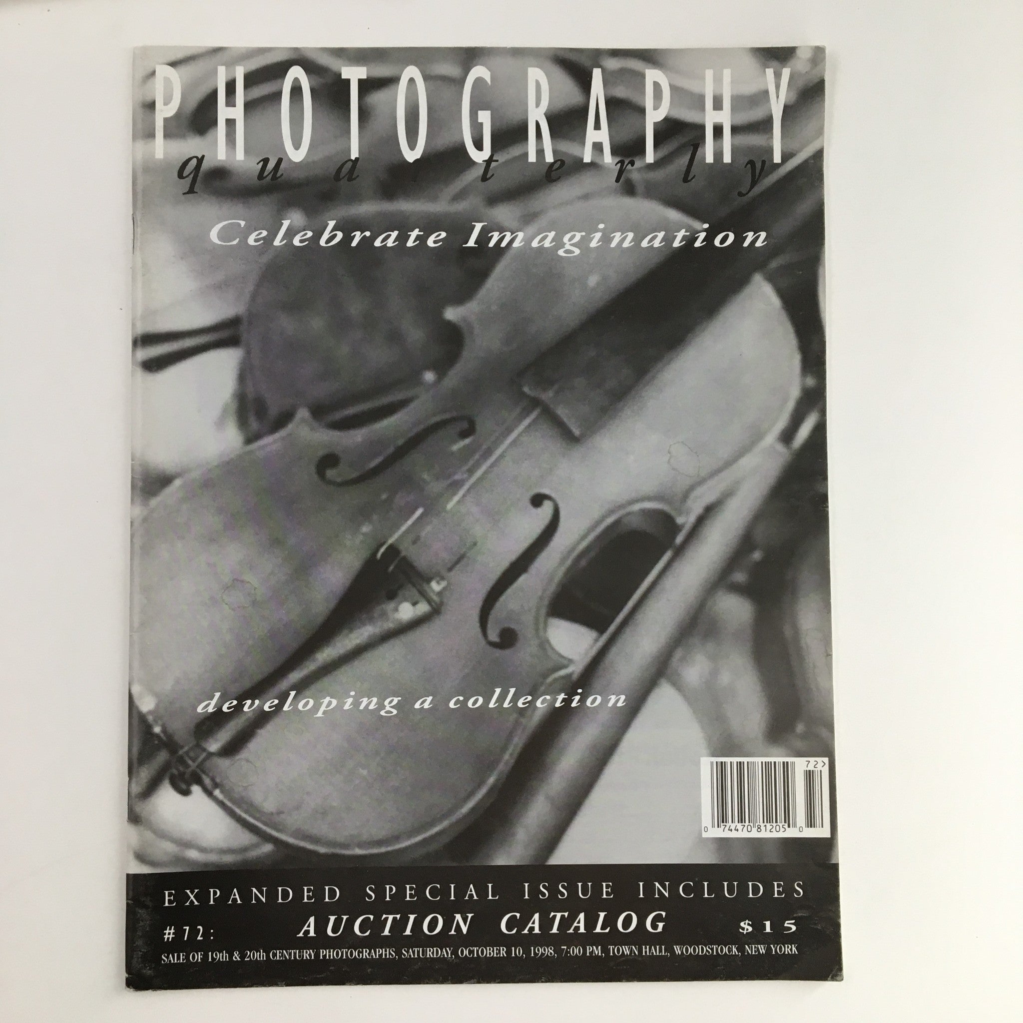 Photography Quarterly Auction Catalog 1998 #72 Developing a Collection