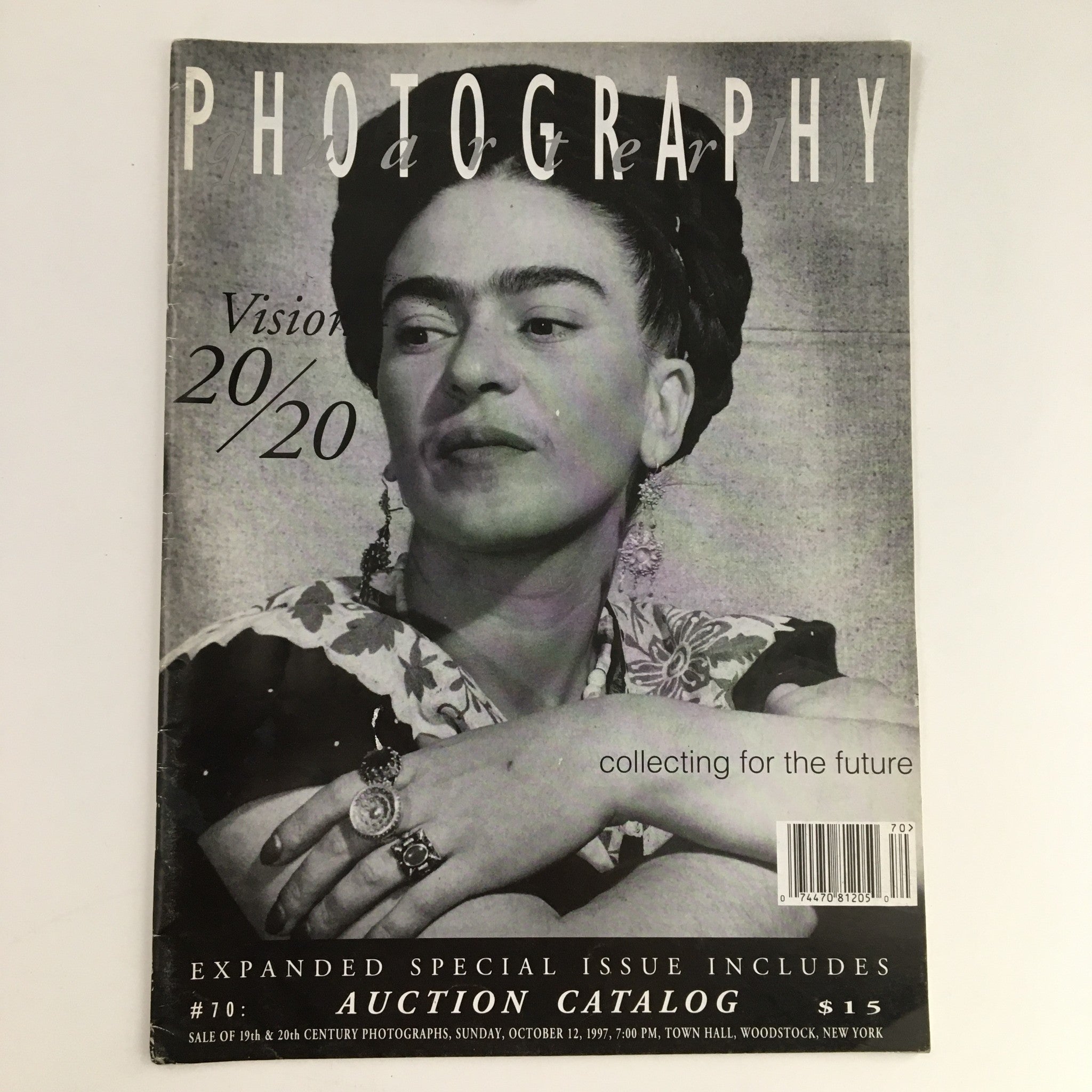 Photography Quarterly Auction Catalog 1997 #70 Frida Kahlo Vision 20/20