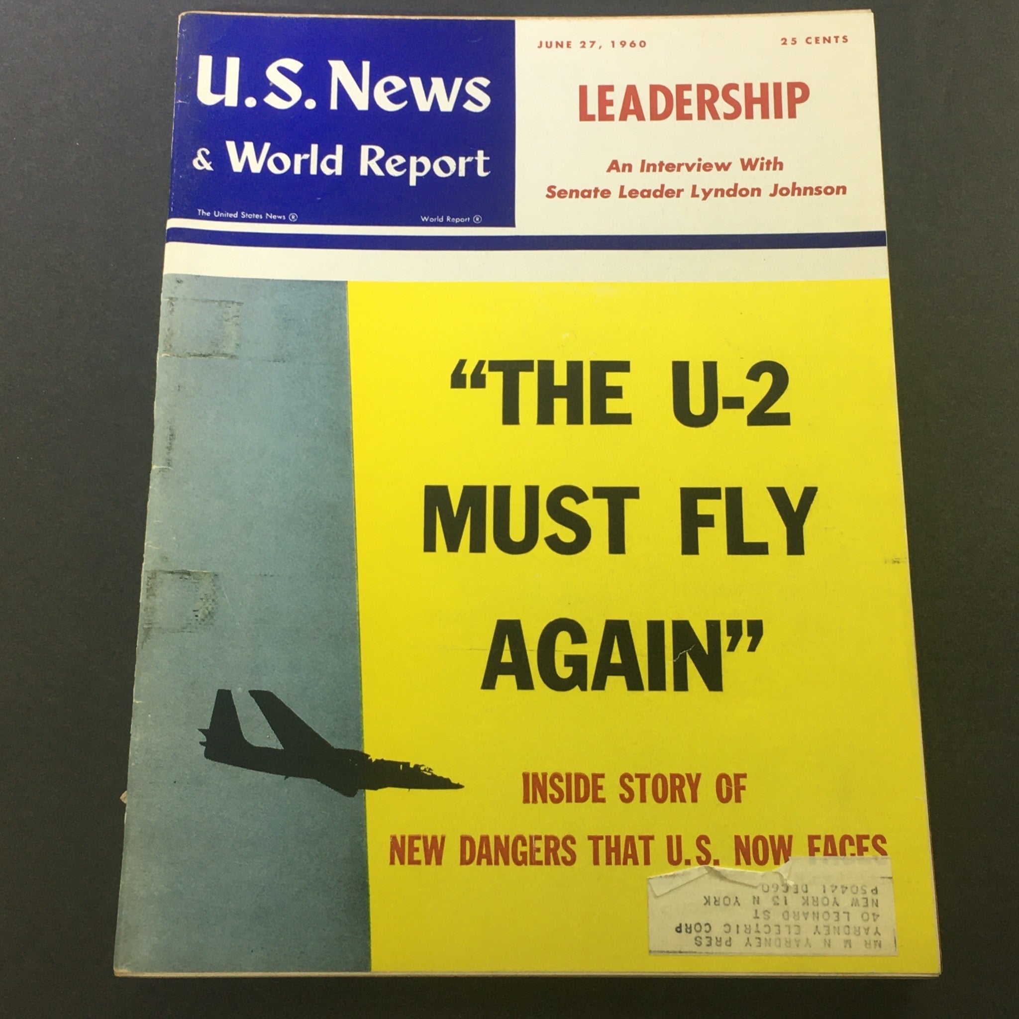 VTG U.S. News & World Report Magazine June 27 1960 - The U-2 Must Fly Again