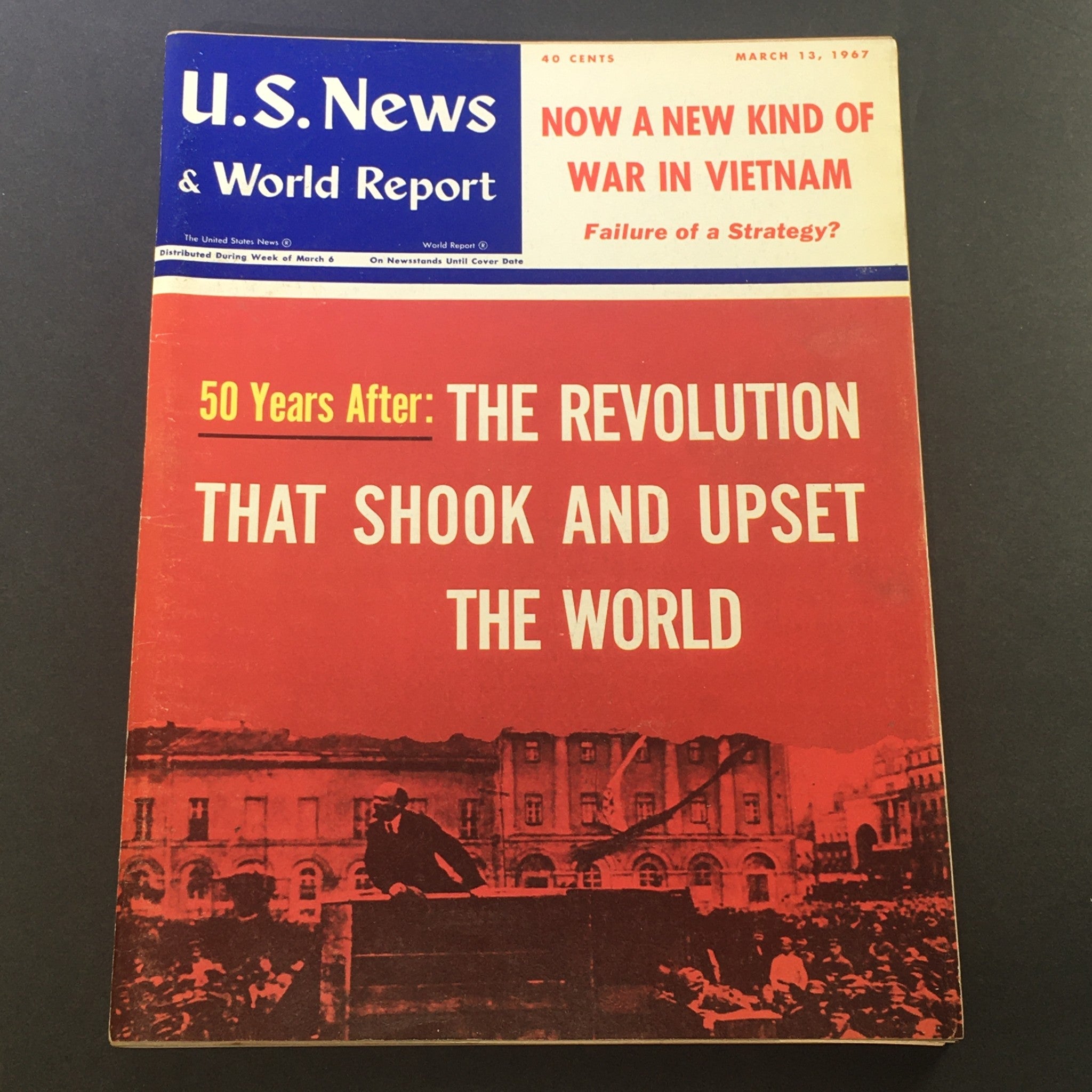 VTG U.S. News & World Report Magazine March 13 1967 - War In Vietnam / Newsstand