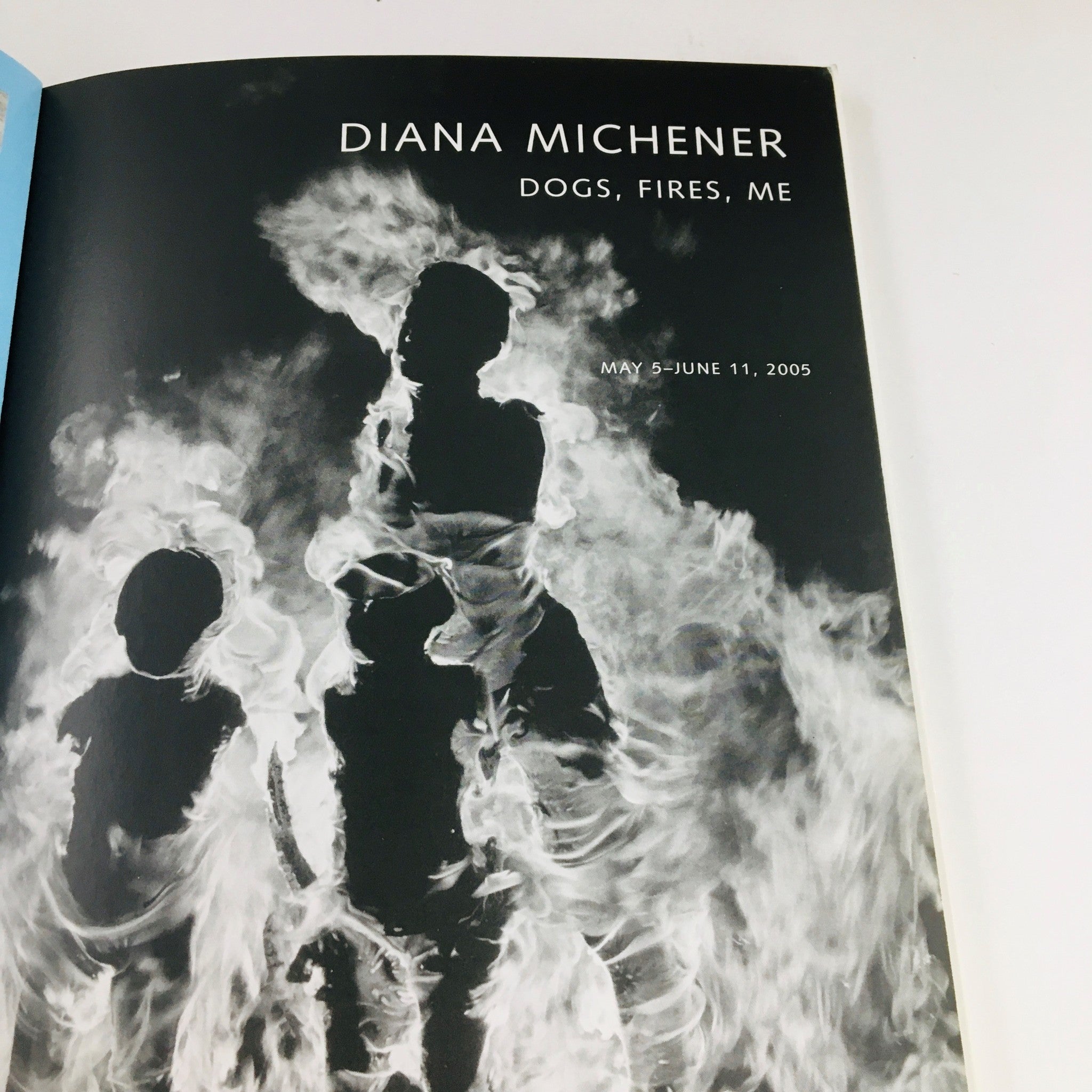 Inside page of Photograph Magazine May 2005 highlighting Diana Michener's feature titled 'Dogs, Fires, Me'.