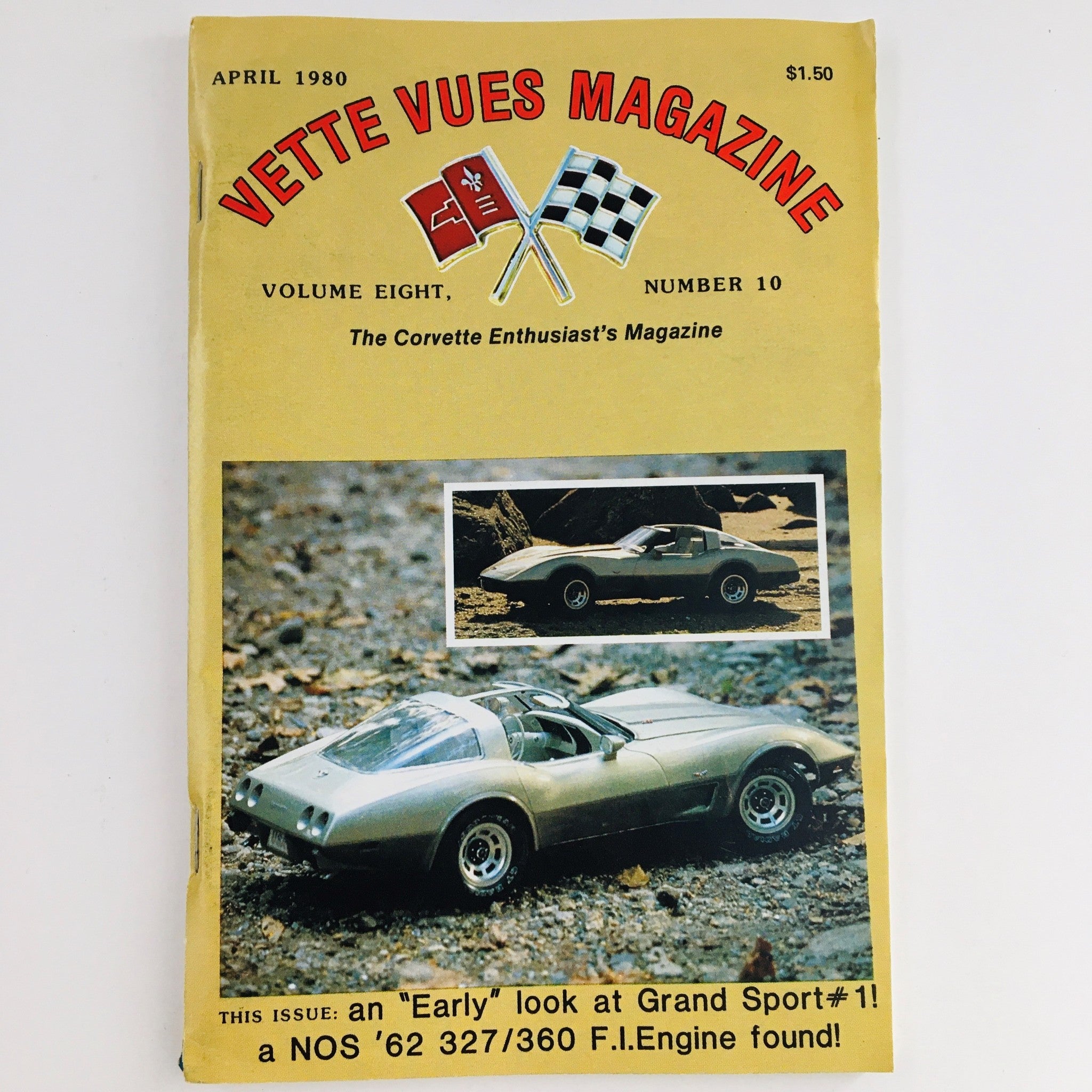 Vette Vues Magazine April 1980 Vol 8 #10 Grand Sport #1 F.I. Engine, No Label