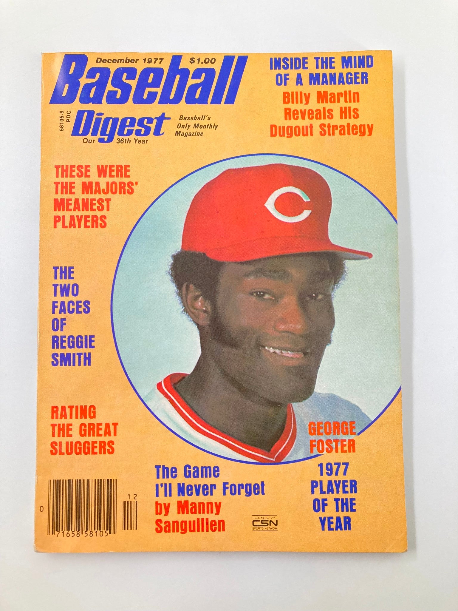 VTG Baseball Digest December 1977 The Two Faces of Reggie Smith No Label