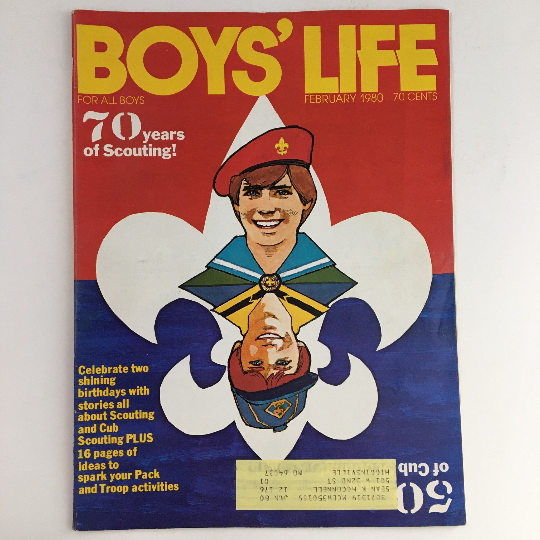 Boys' Life Magazine February 1980 Scouting and Cub Scouting Stories