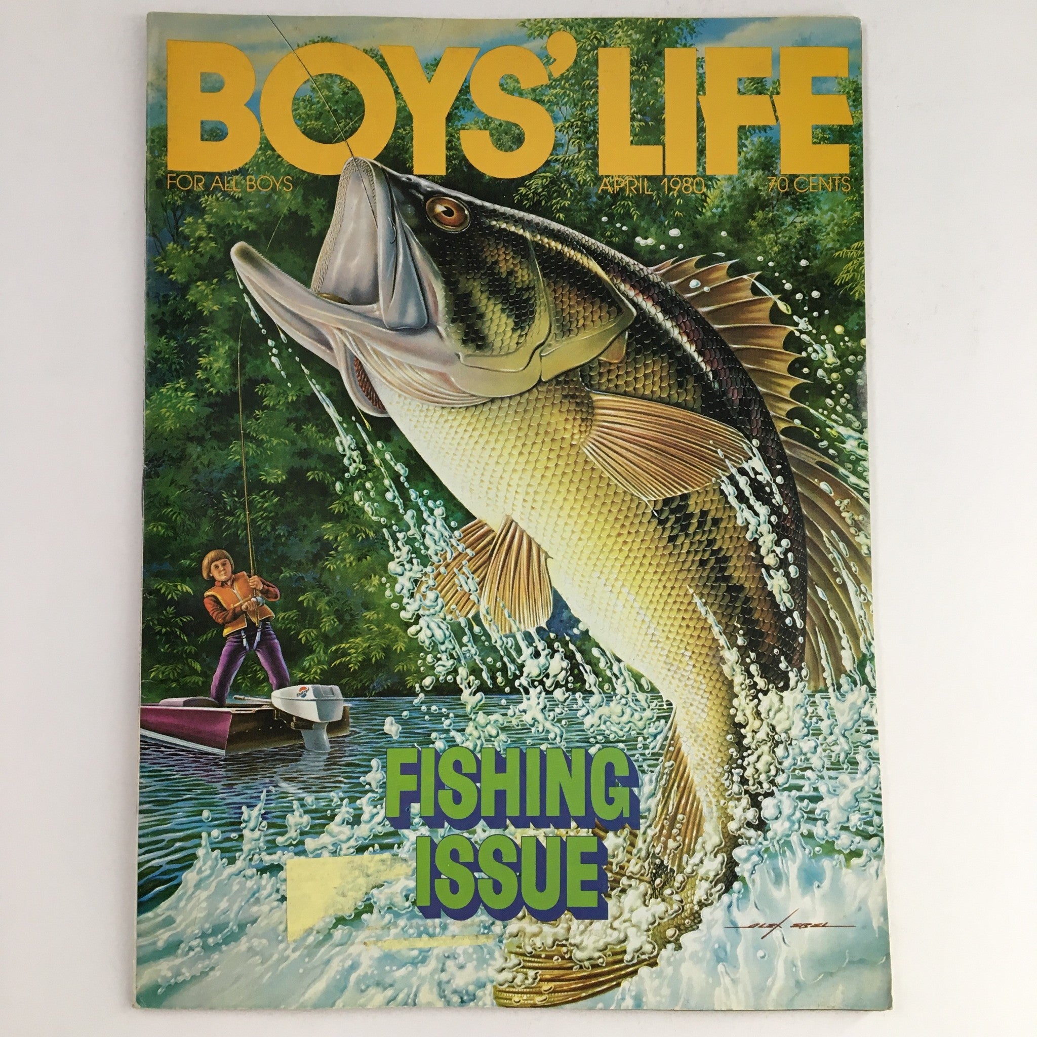 Boys' Life Magazine April 1980 Vintage The Fishing Issue