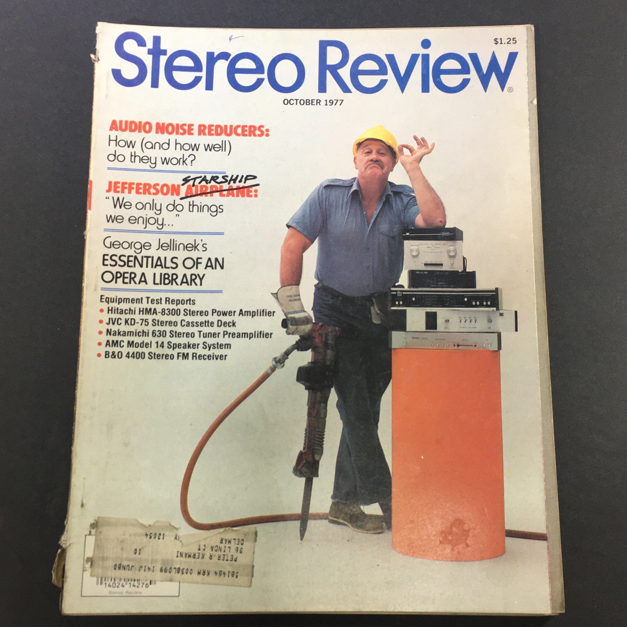 VTG Stereo Review Magazine October 1977 - George Jellinek's Opera Library