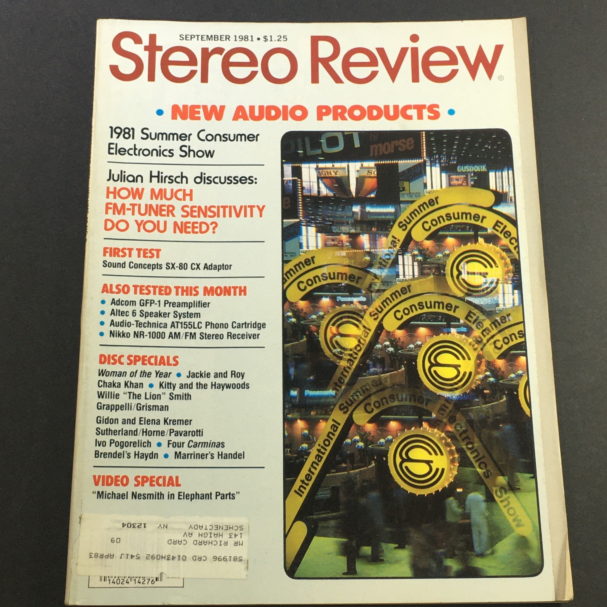 VTG Stereo Review Magazine September 1981 - Summer Consumer Electronics Show