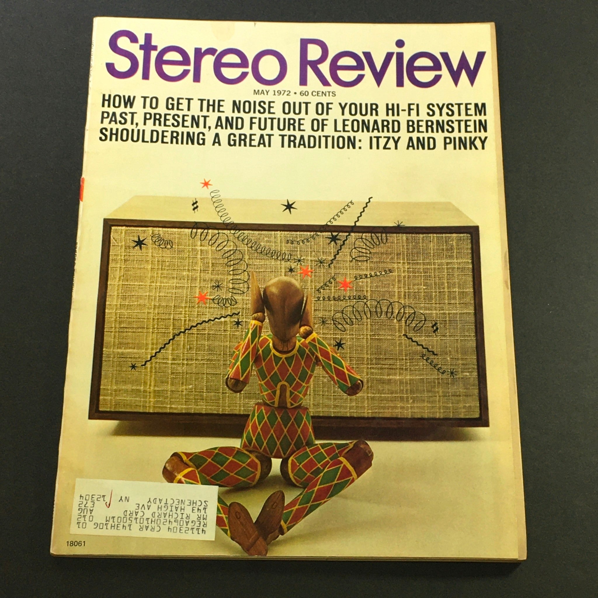 VTG Stereo Review Magazine May 1972 - Leonard Bernstein / Itzy and Pinky