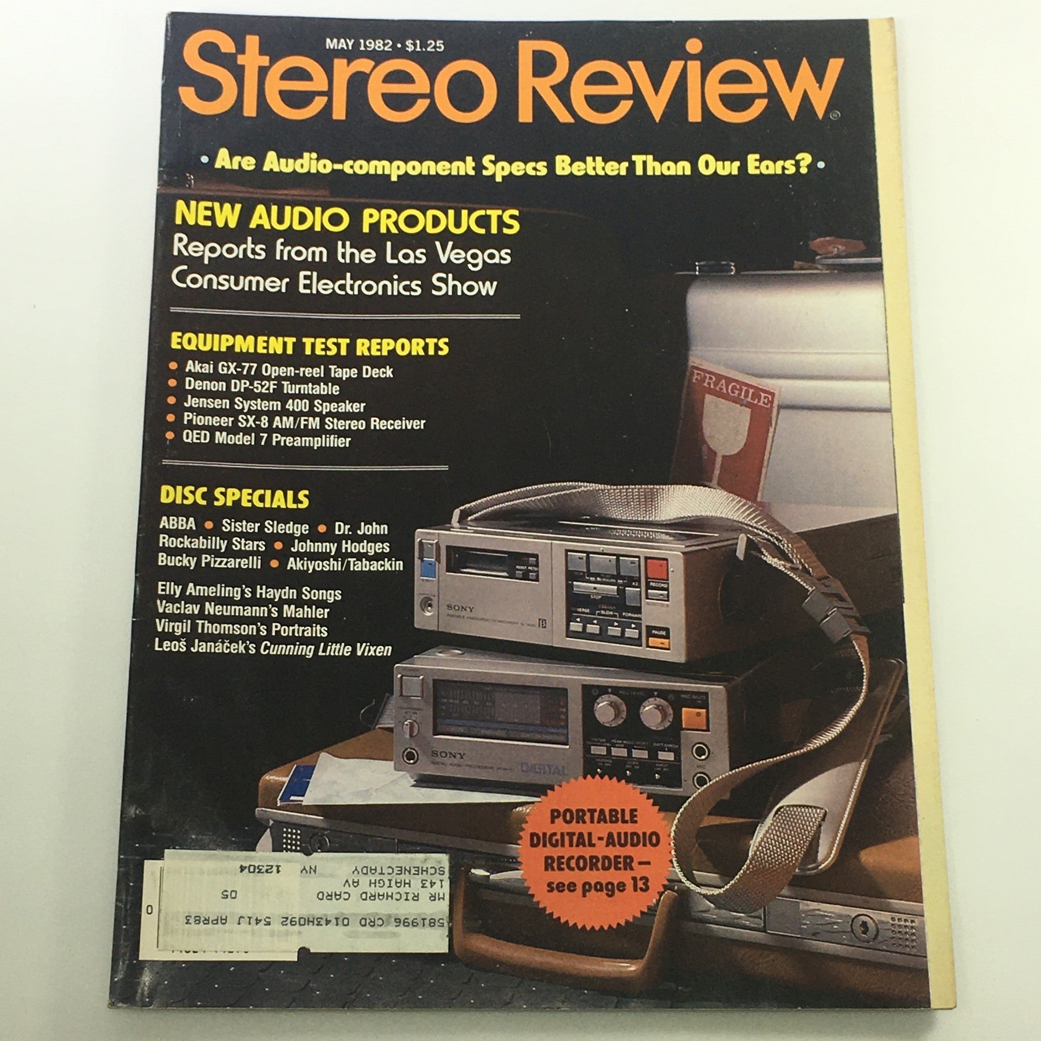 VTG Stereo Review Magazine May 1982 - ABBA / Sister Sledge / Dr. John Discs