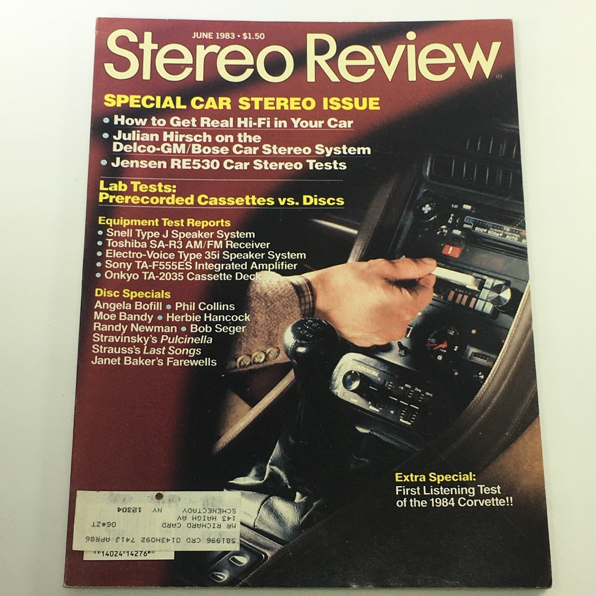 VTG Stereo Review Magazine June 1983 - Disc Specials Angela Bofill, Phil Collins