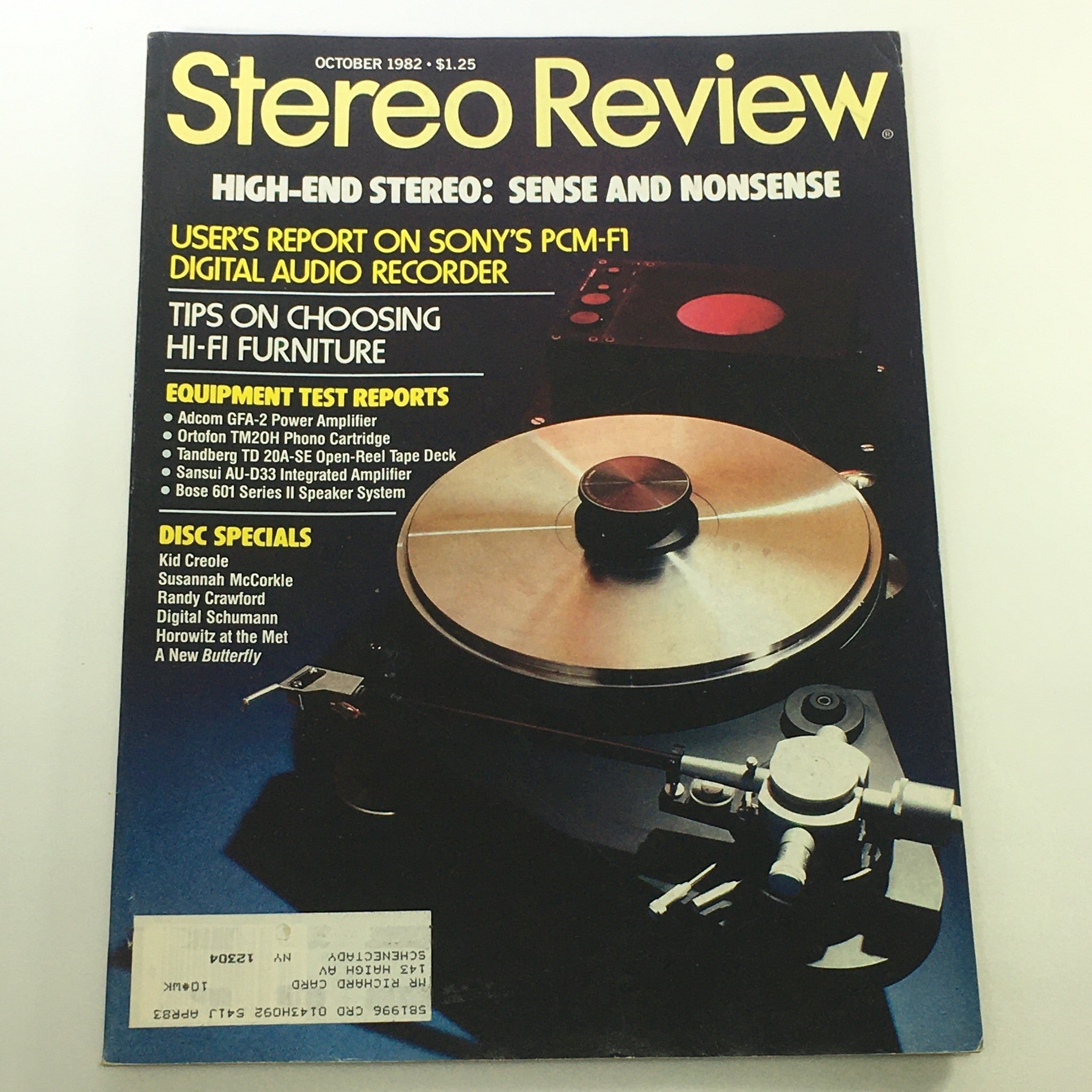 VTG Stereo Review Magazine October 1982 - Kid Creole / Susannah McCorkle