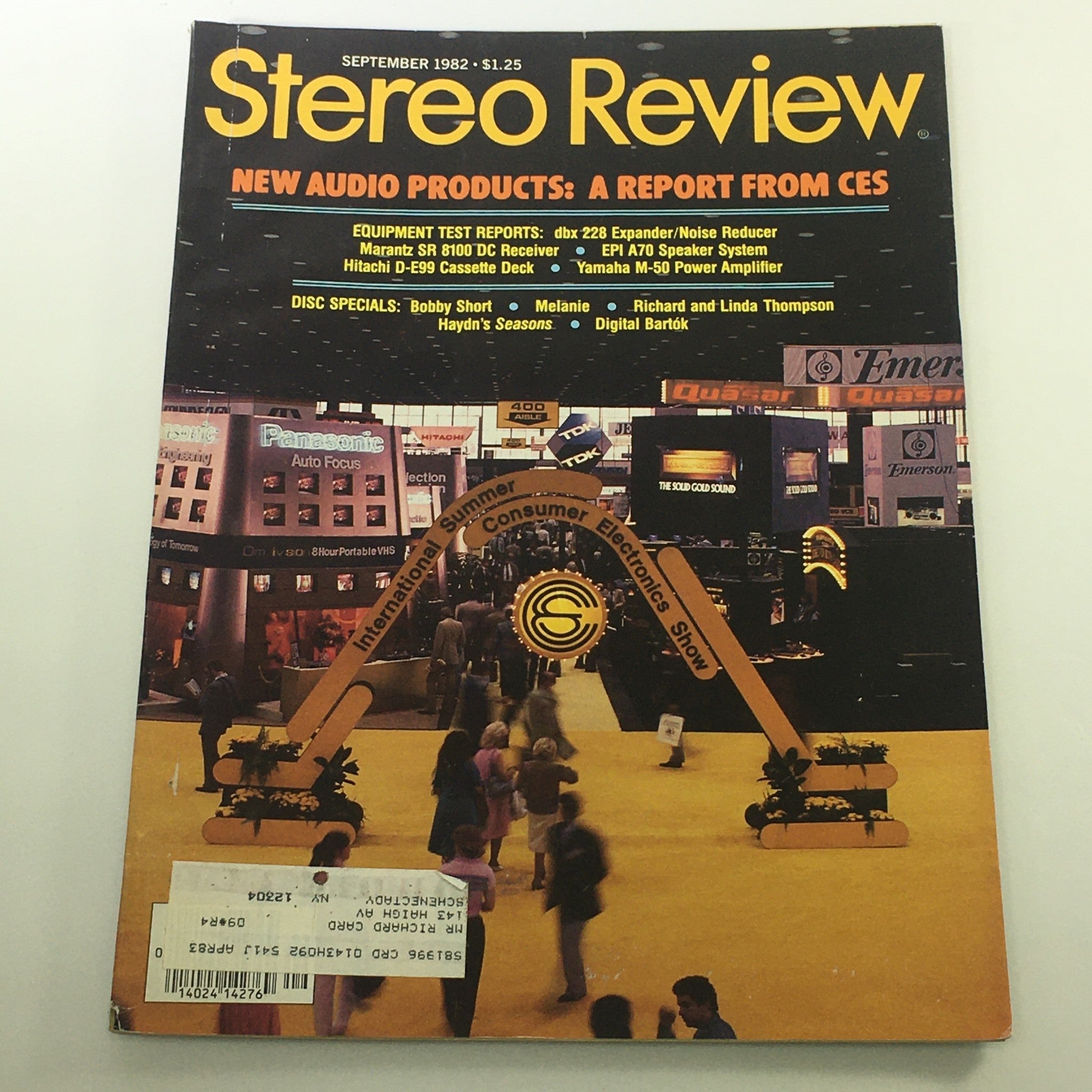 VTG Stereo Review Magazine September 1982 Bobby Short / Melanie / Digital Bartok