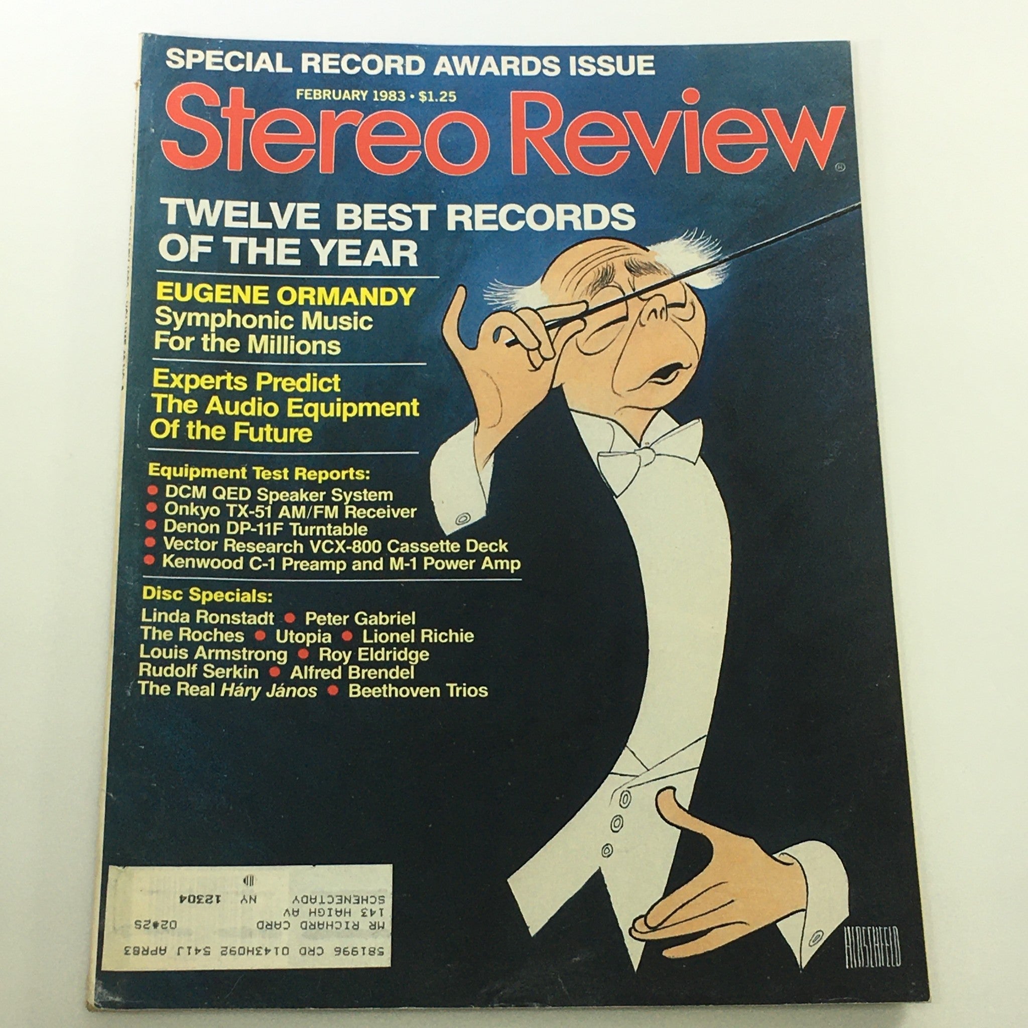 VTG Stereo Review Magazine February 1983 - Linda Ronstadt / Peter Gabriel Discs