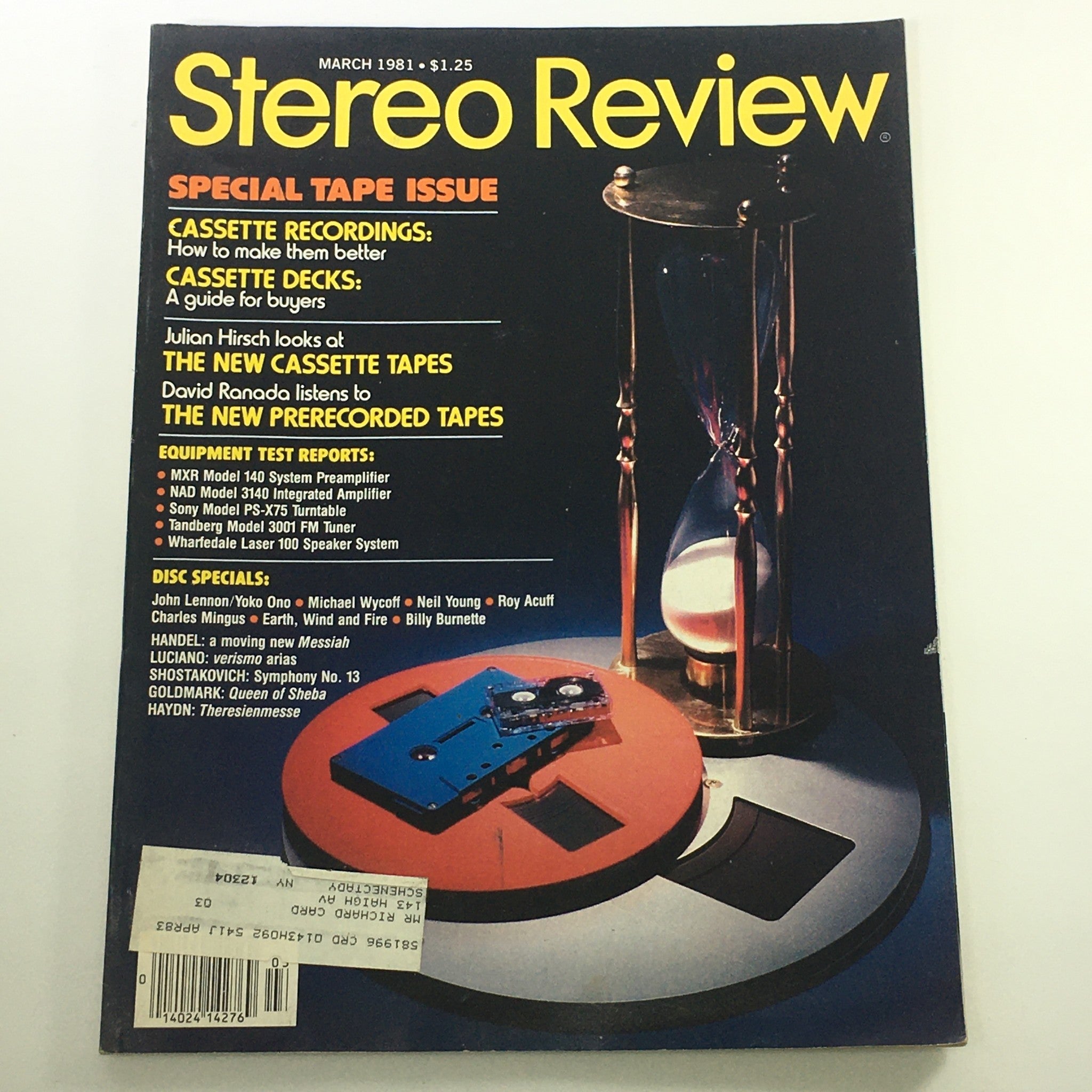 VTG Stereo Review Magazine March 1981 John Lennon/Yoko Ono and Neil Young Discs