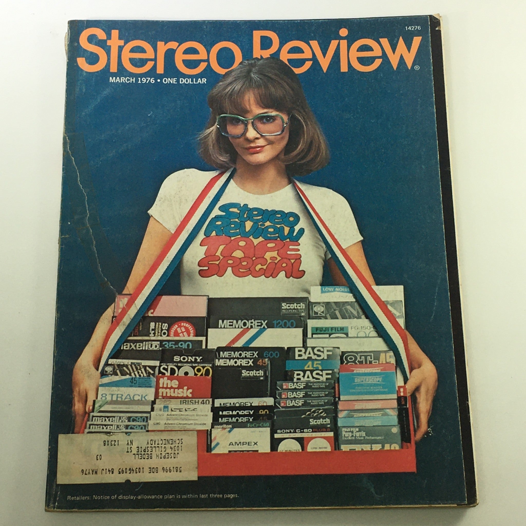 VTG Stereo Review Magazine March 1976 - Memorex, Sony, Basf Tape Special